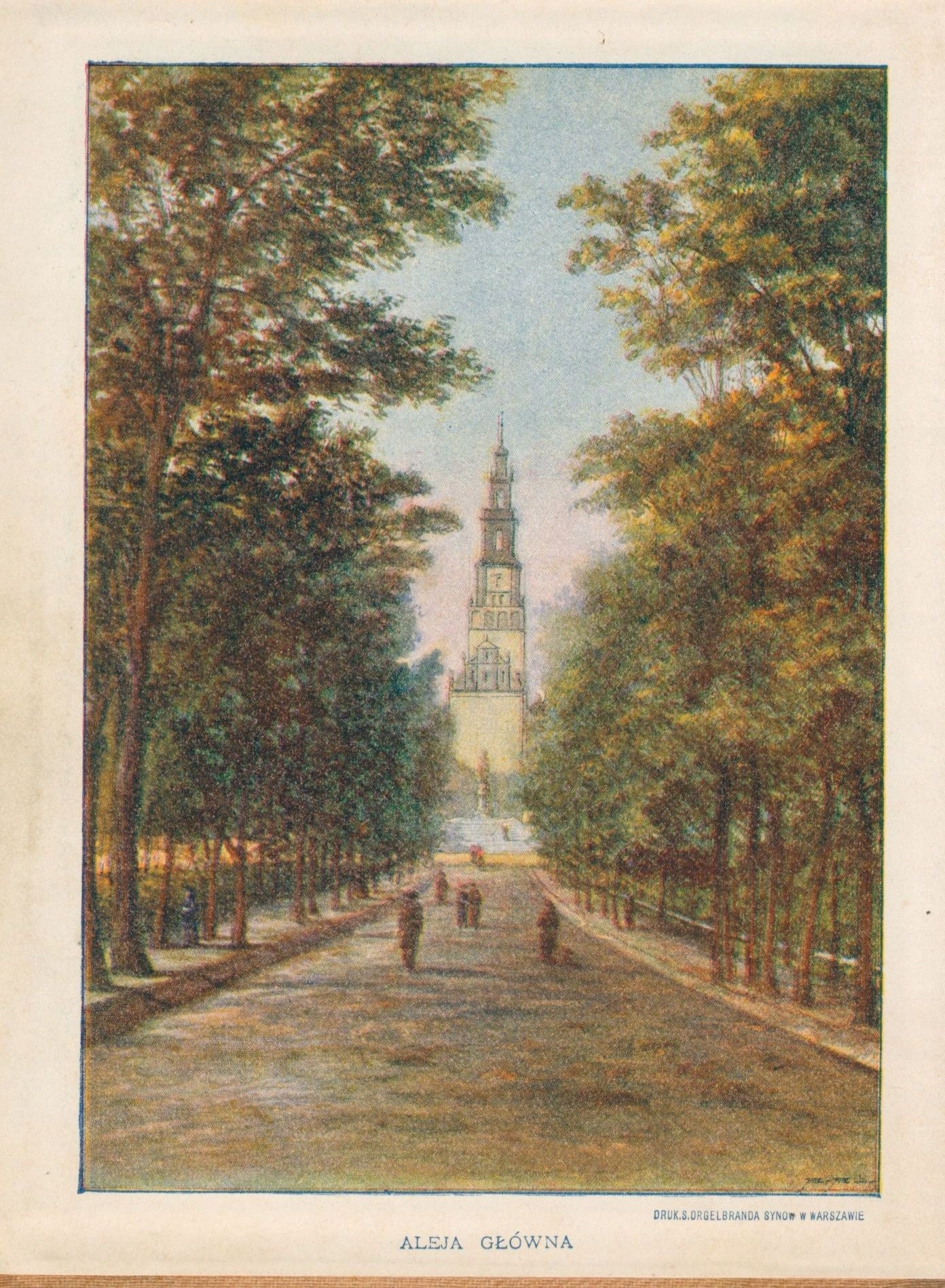 Pamiątka z Jasnej Góry w Częstochowie Dymitrowicz Ludomir [Warszawa 1895]