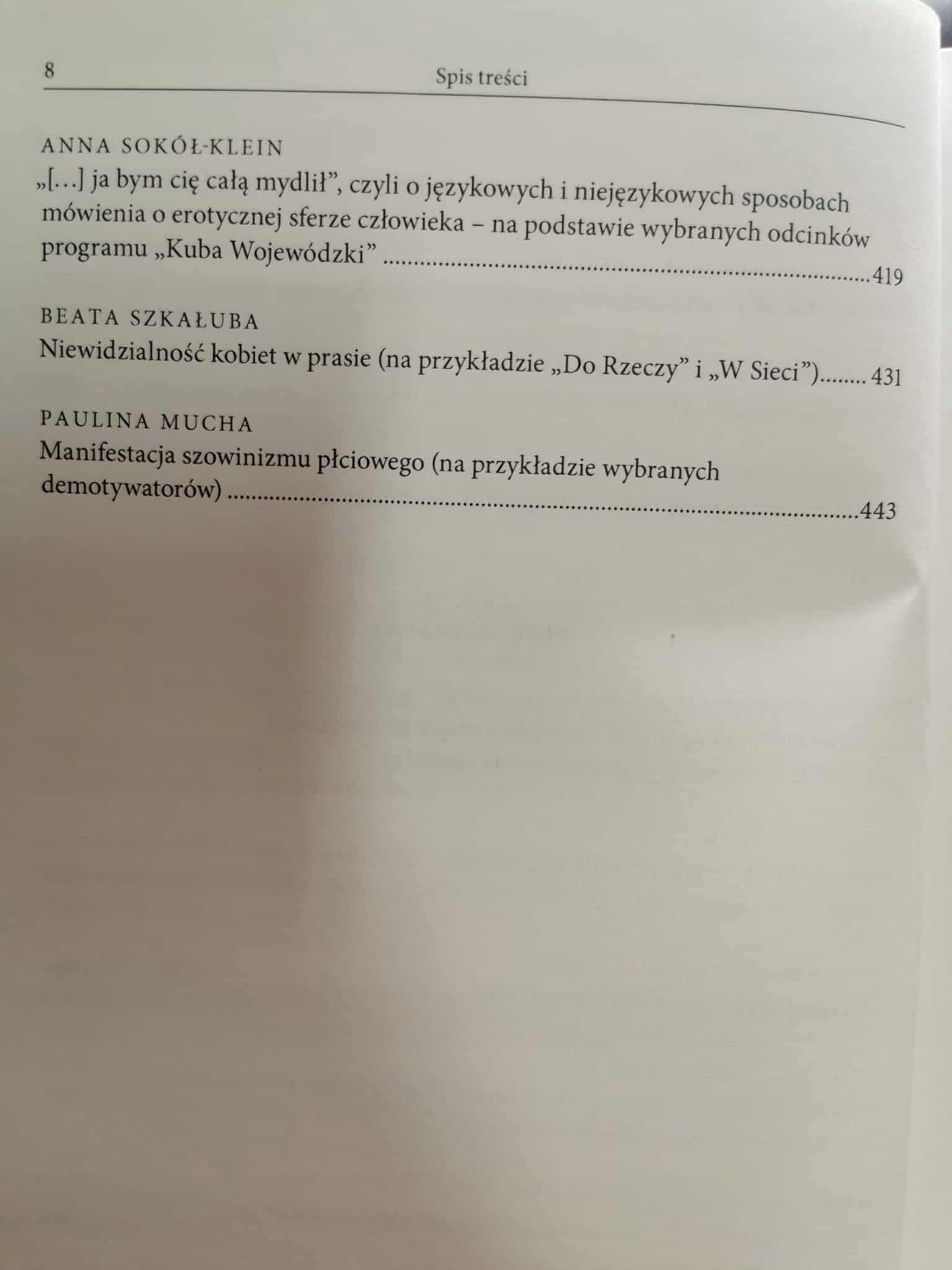 O płci, ciele i seksualności w języku i mediach /w kulturze i historii