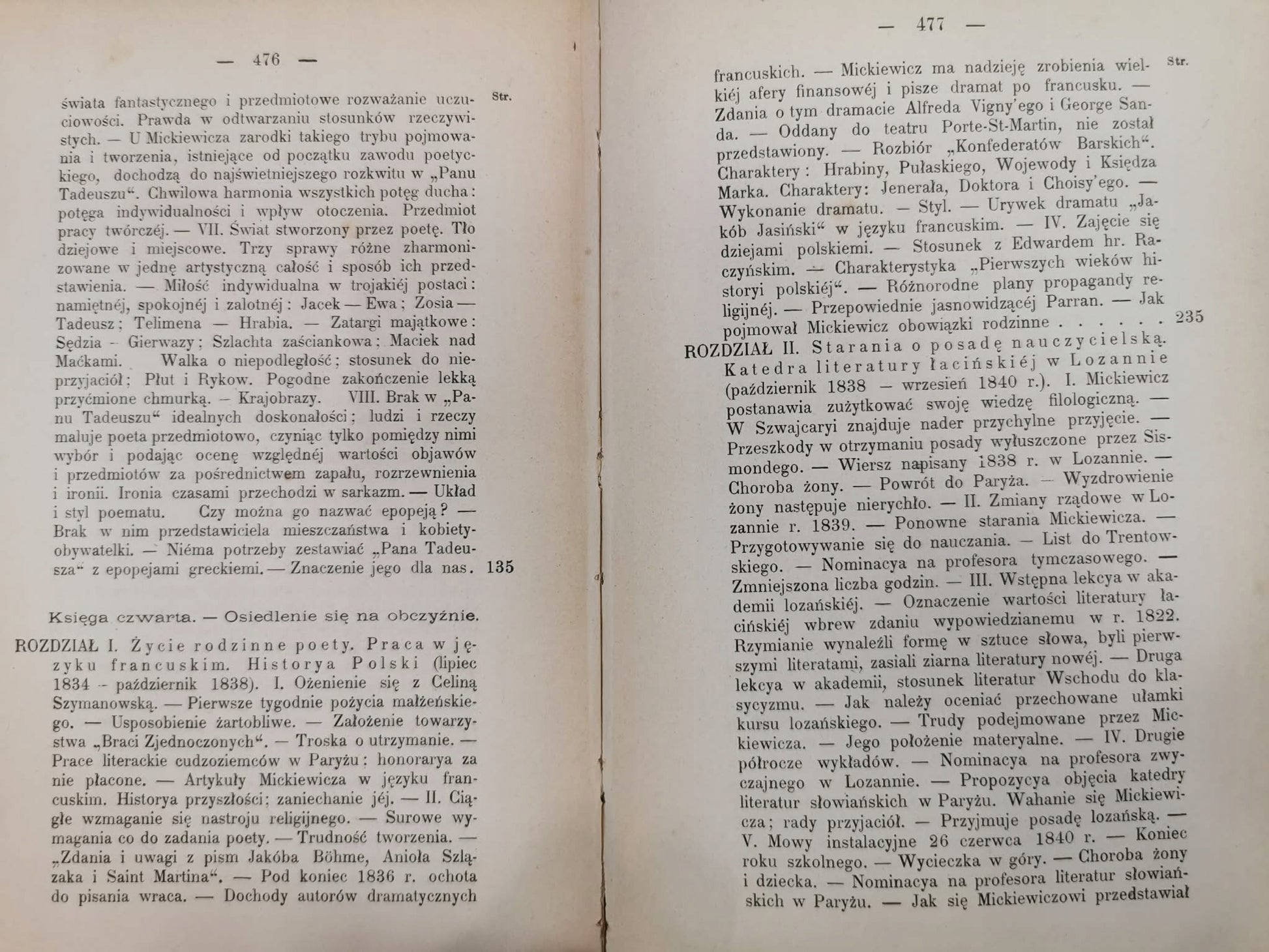 Adam Mickiewicz. Zarys Biograficzno - Literacki t. II, P.Chmielowski [1886]
