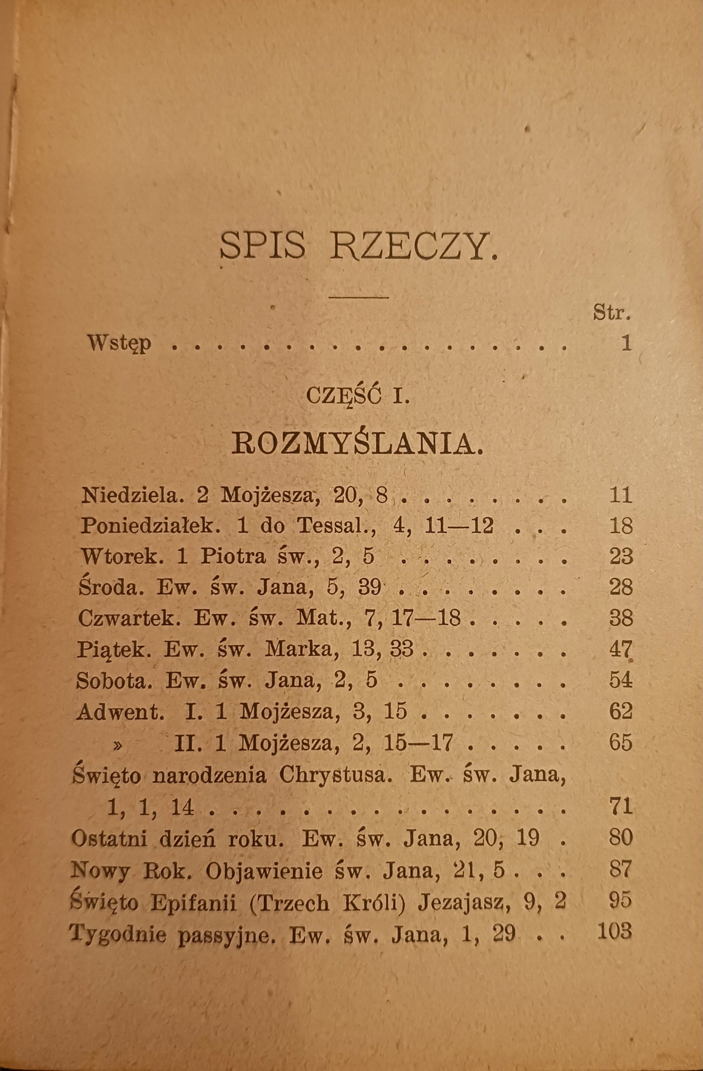 Rozmyślania i modlitwy, Ks. Leopold Otto [Wydanie z roku 1891]