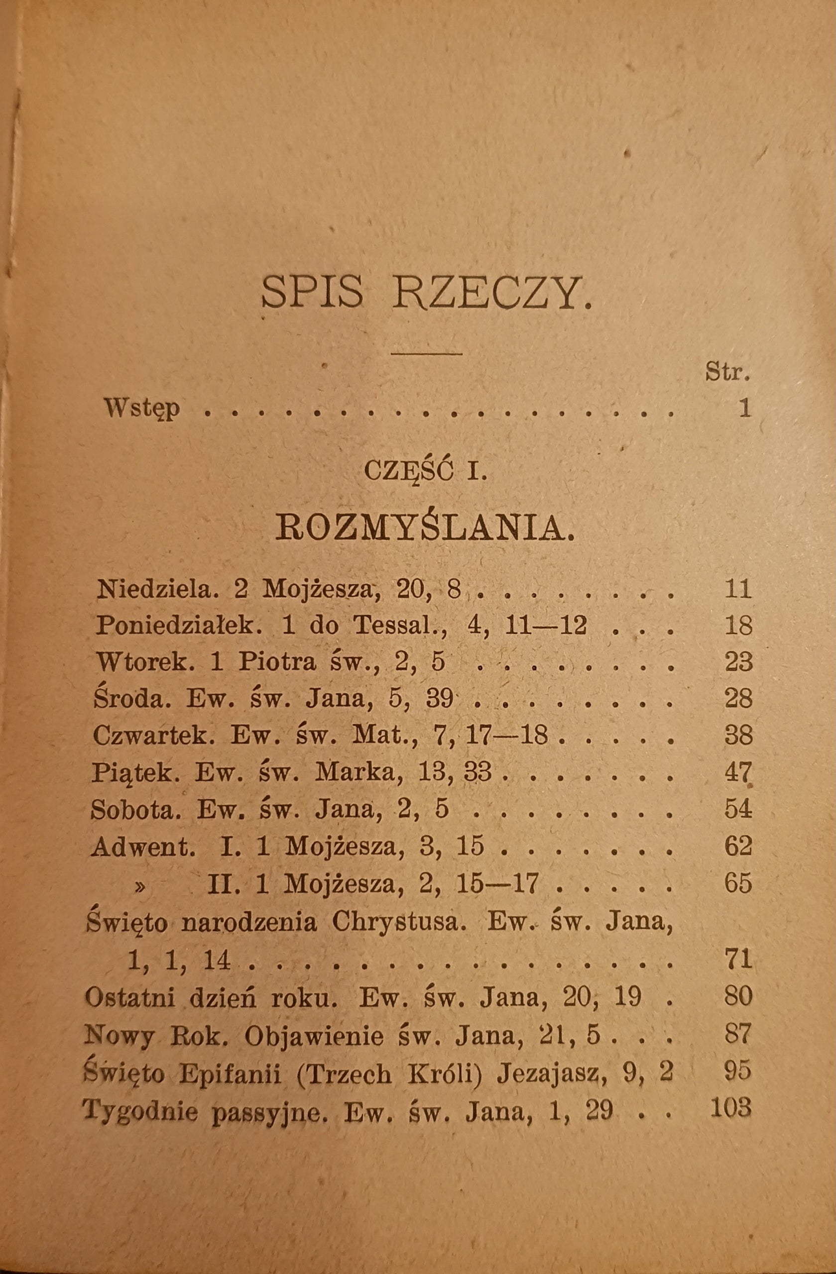 Rozmyślania i modlitwy, Ks. Leopold Otto [Wydanie z roku 1891]