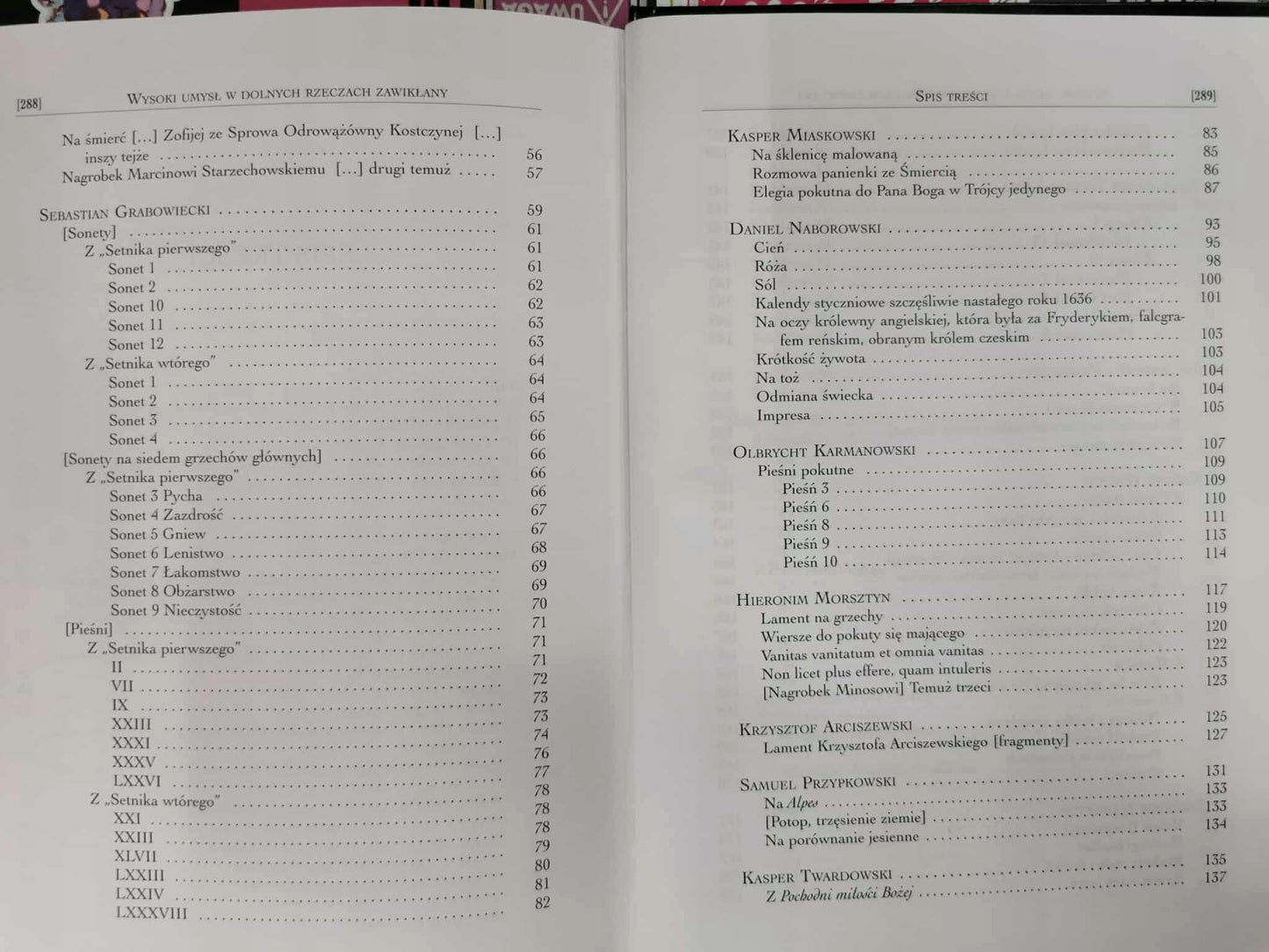Antologia polskiej poezji metafizycznej epoki baroku, Krzysztof Mrowcewicz