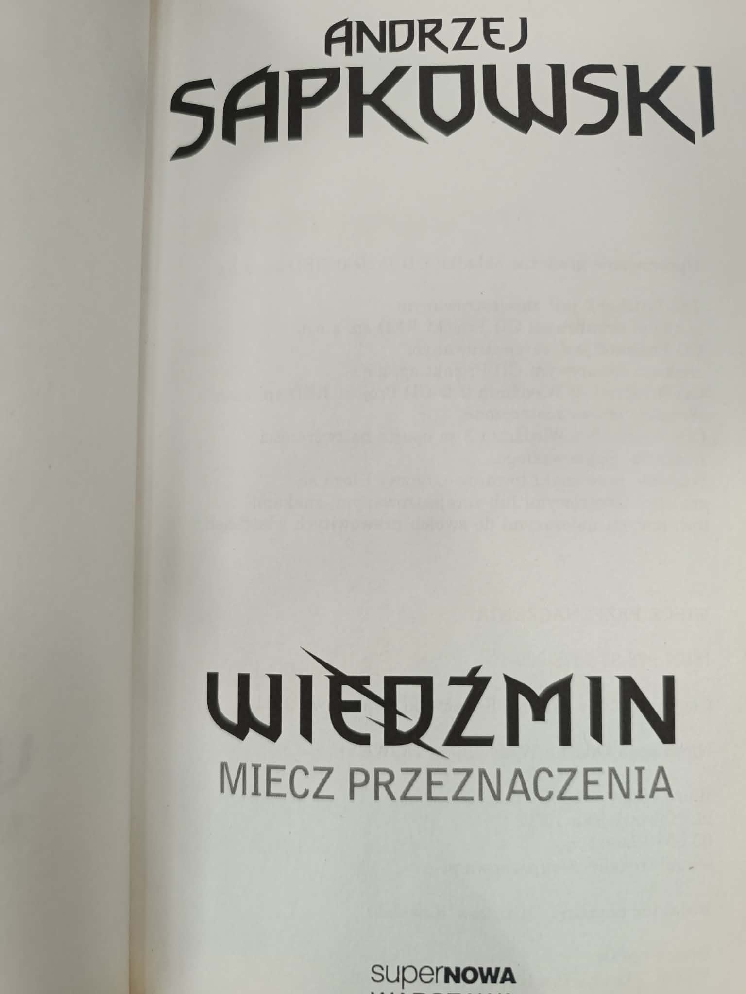 Andrzej Sapkowski, Wiedźmin T. 2-6, SuperNowa x5