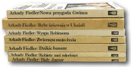 Arkady Fiedler x7 [Nowa przygoda Gwinea + Ryby śpiewają Ukajali + ...]