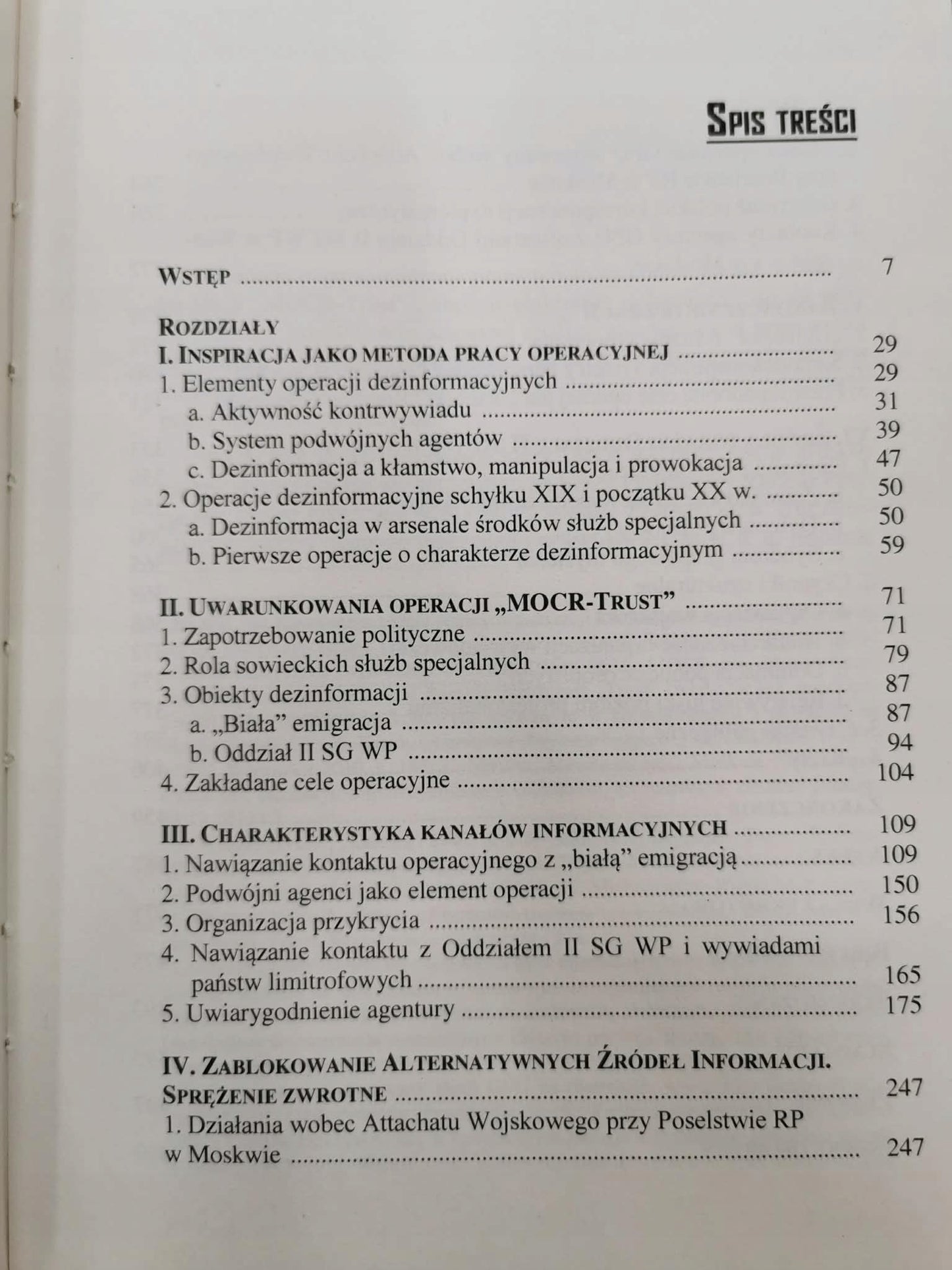MOCR-Trust Polski wywiad wojskowy, M. Świerczek