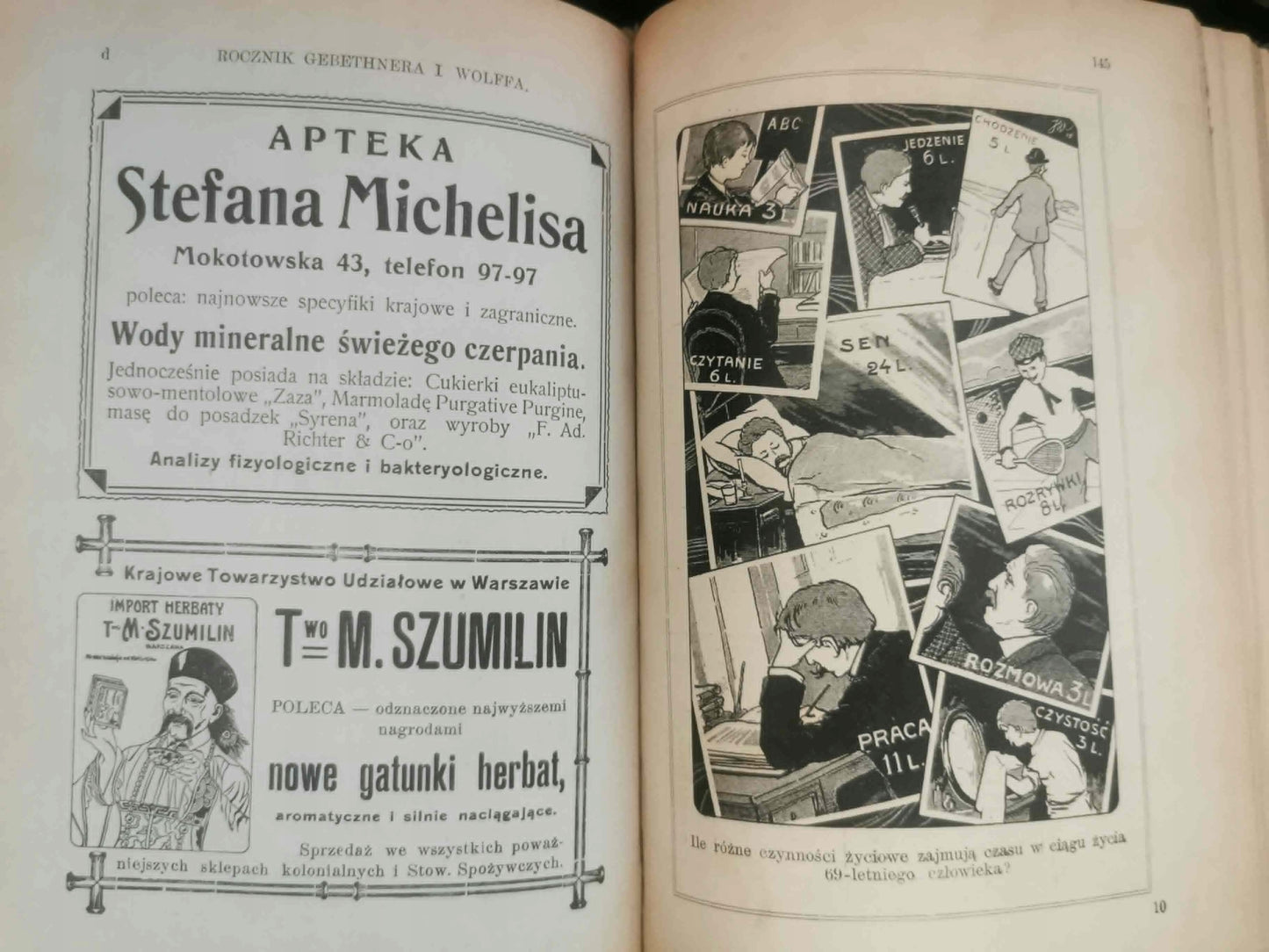 Rocznik Gebethnera i Wolffa, Kalendarz encyklopedyczno - praktyczny [1911]