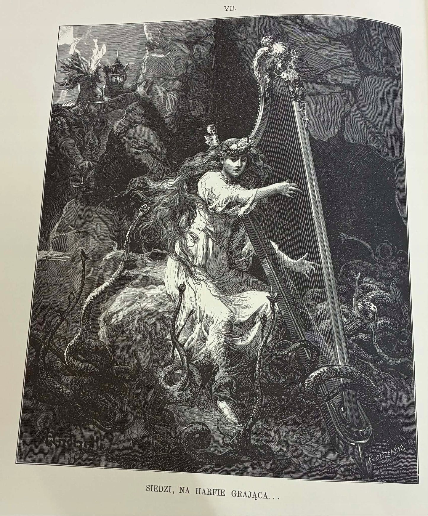 Lilla Weneda. Tragedya w pięciu.. Juliusza Słowackiego [Andriolli][Reprint]