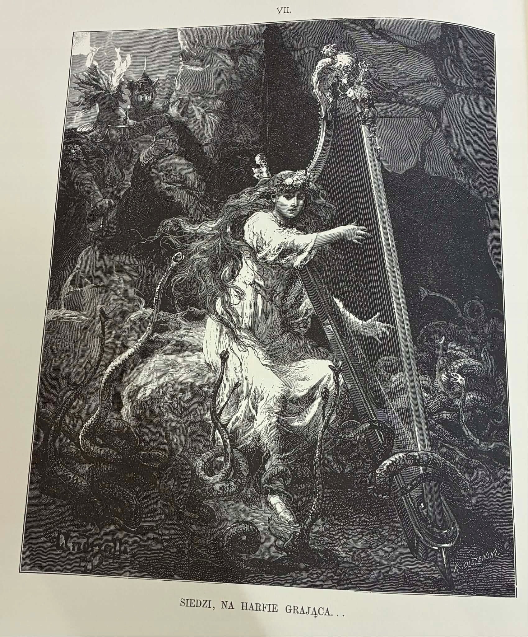 Lilla Weneda. Tragedya w pięciu.. Juliusza Słowackiego [Andriolli][Reprint]