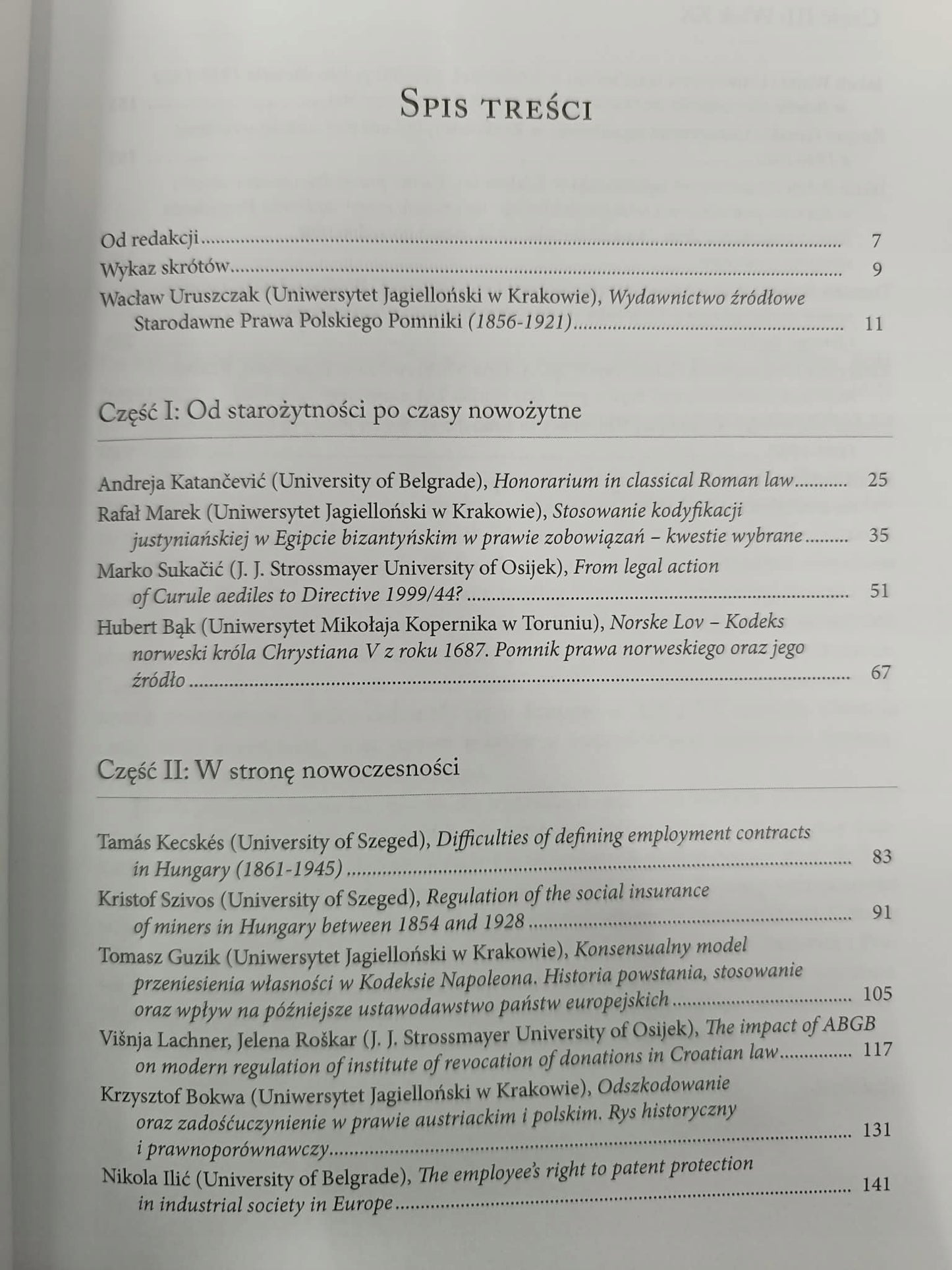 Pomniki prawa na przestrzeni wieków Górski Kacper, Pokoj Jakub, Szczepaniak