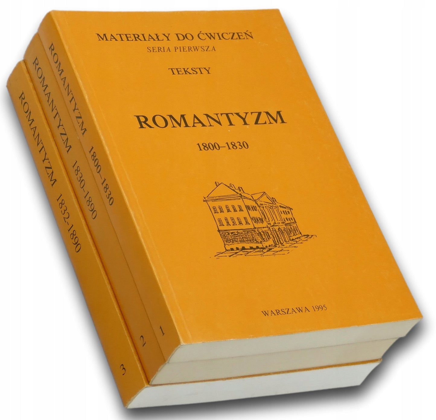 Romantyzm Materiały do ćwiczeń zestaw Praca zbiorowa [T. 1-3 KOMPLET]