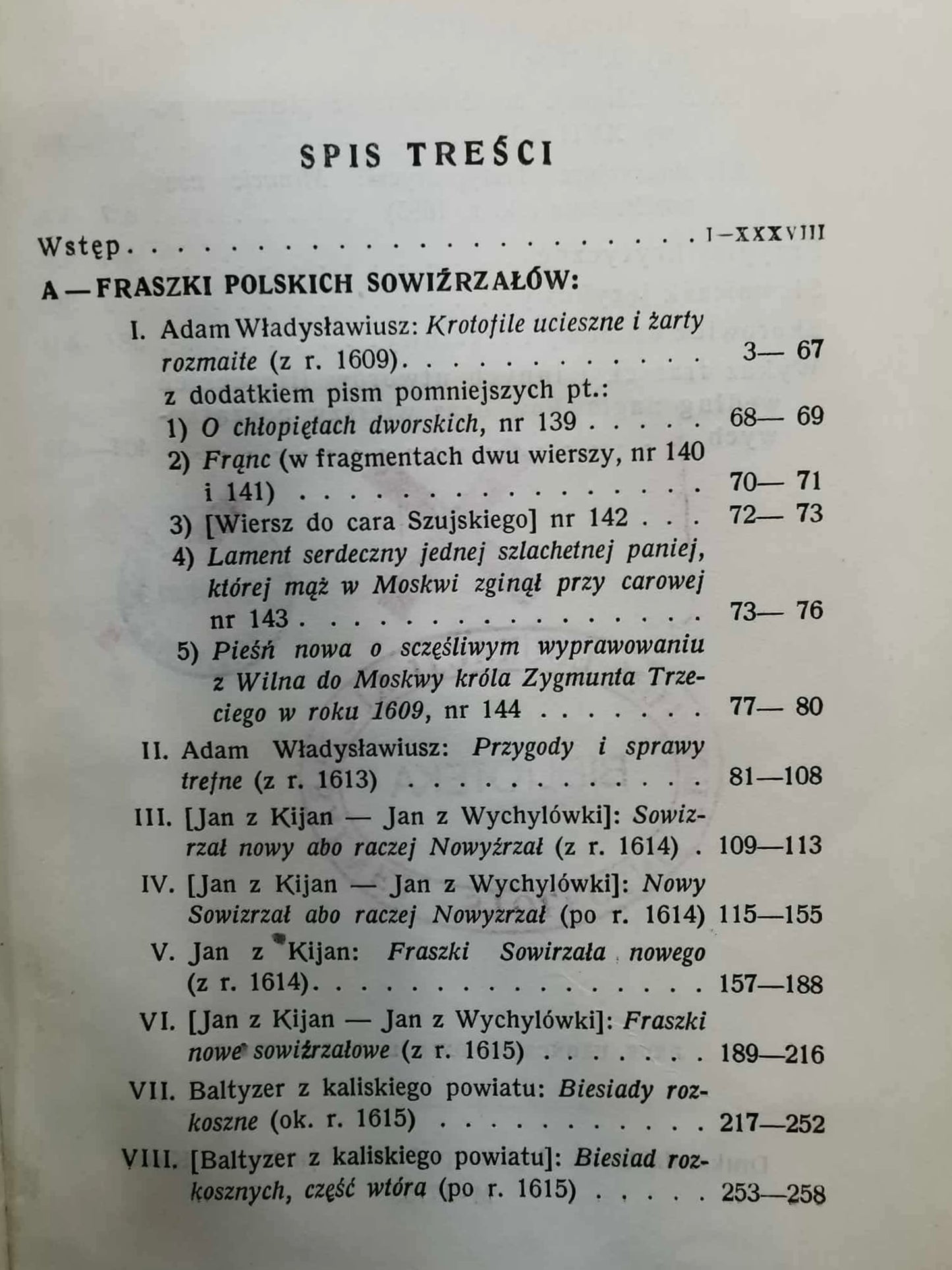 Polska fraszka mieszczańska, K. Badecki [Kraków 1948]