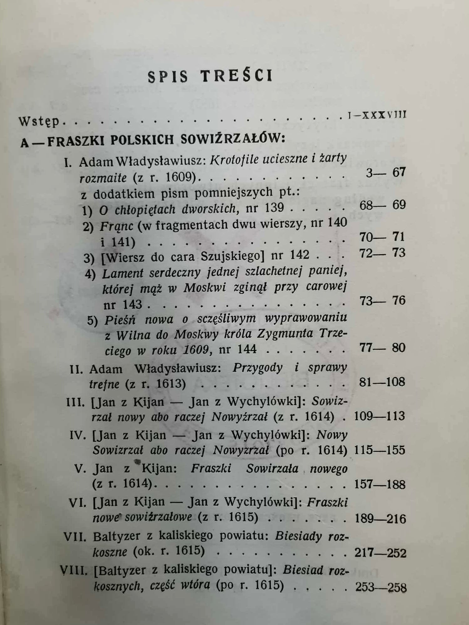 Polska fraszka mieszczańska, K. Badecki [Kraków 1948]