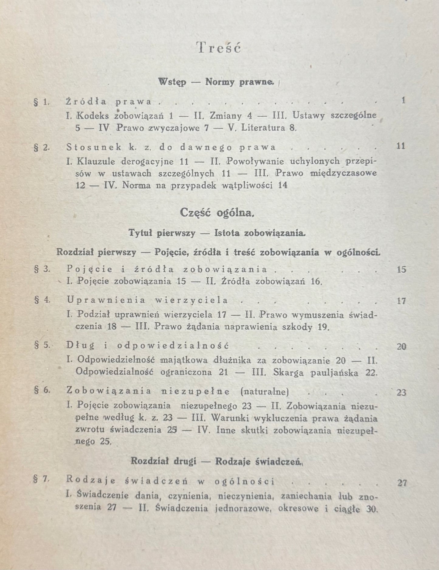 Zobowiązania Roman Longchamps De Berier [Poznań 1948]