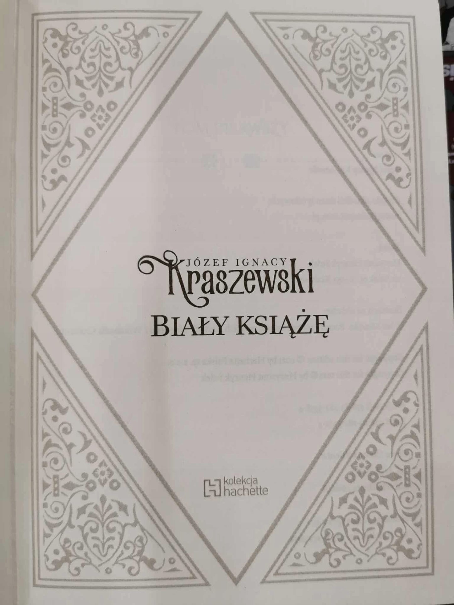 Zestaw 4 książek J. I. Kraszewskiego [Biały Książę, Hrabina Cosel, ...]