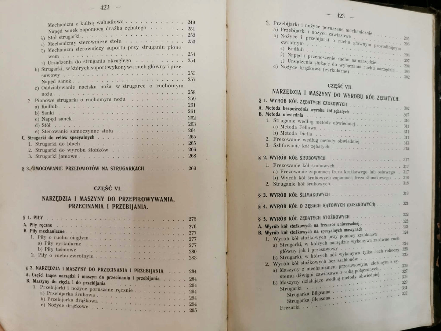 Obrabiarki do metali, Edward Herzberg [Lwów 1917]