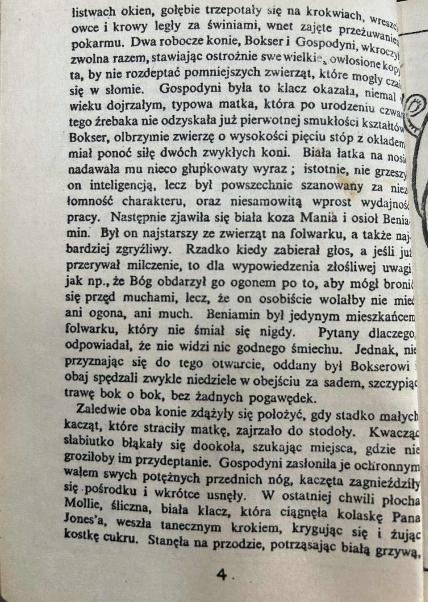 Folwark zwierzęcy - George Orwell