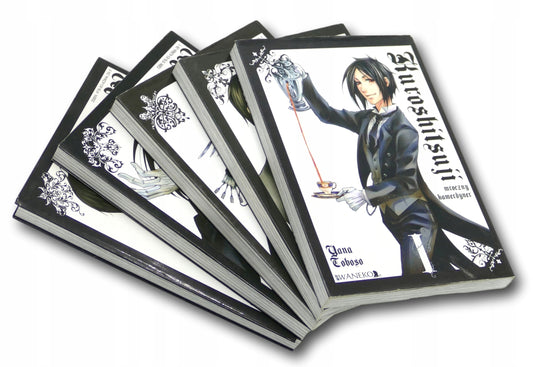Zestaw 5 tomów mangi Kuroshitsuji (tomy 1-5)