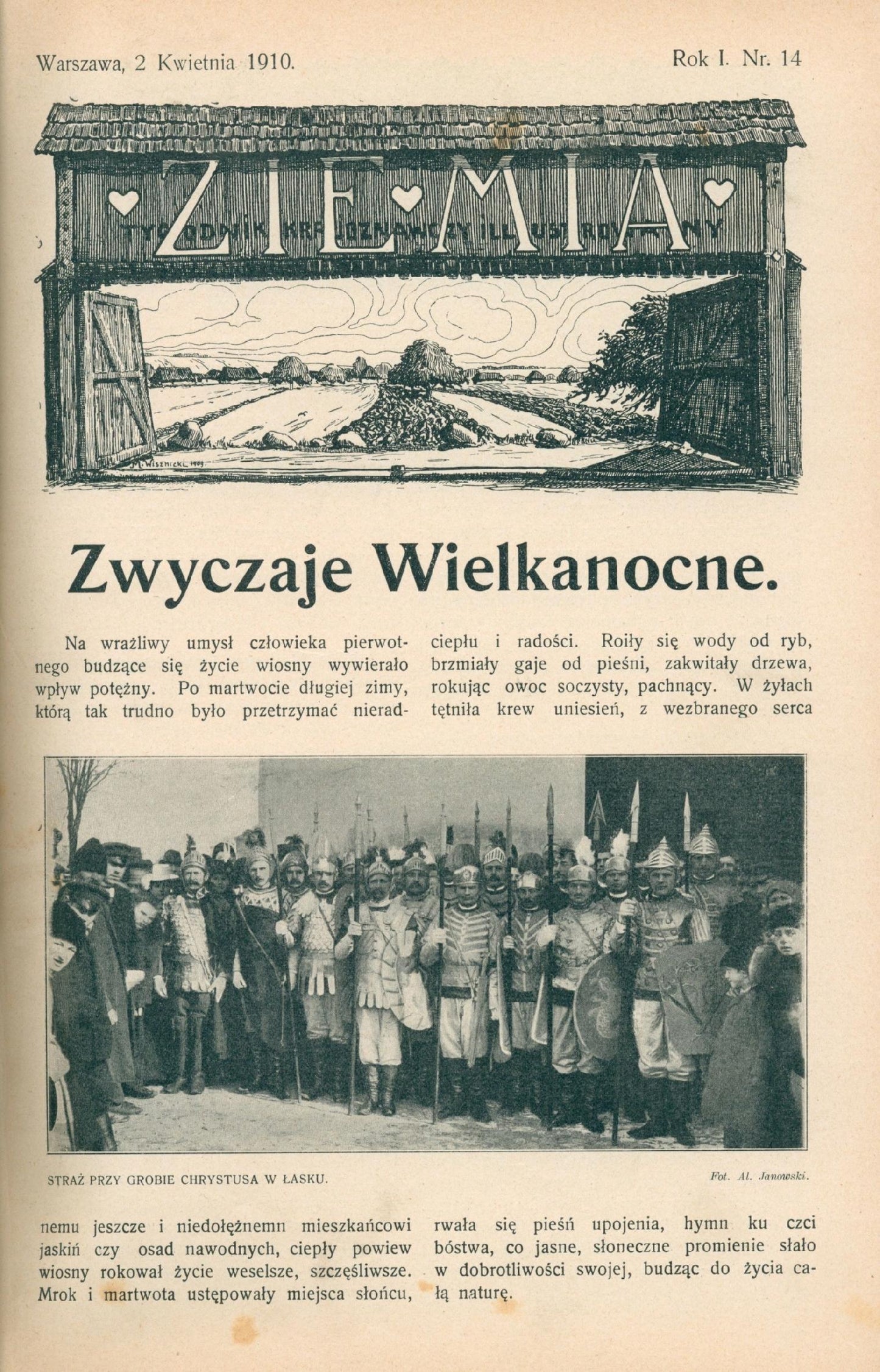 Kulwieć Kazimierz (red.) Ziemia Tygodnik krajoznawczy Nr 6-52 [il,1910]