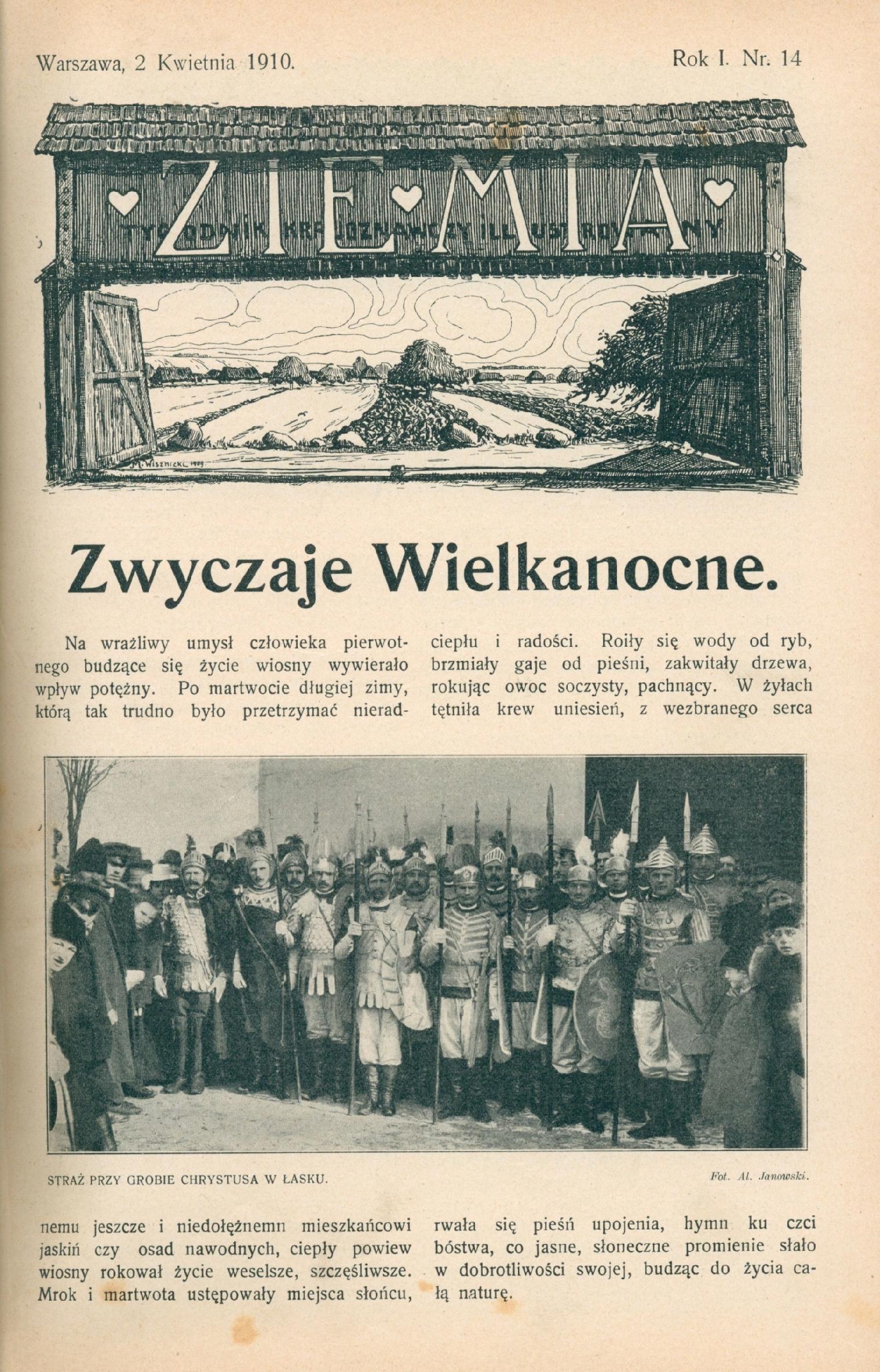 Kulwieć Kazimierz (red.) Ziemia Tygodnik krajoznawczy Nr 6-52 [il,1910]