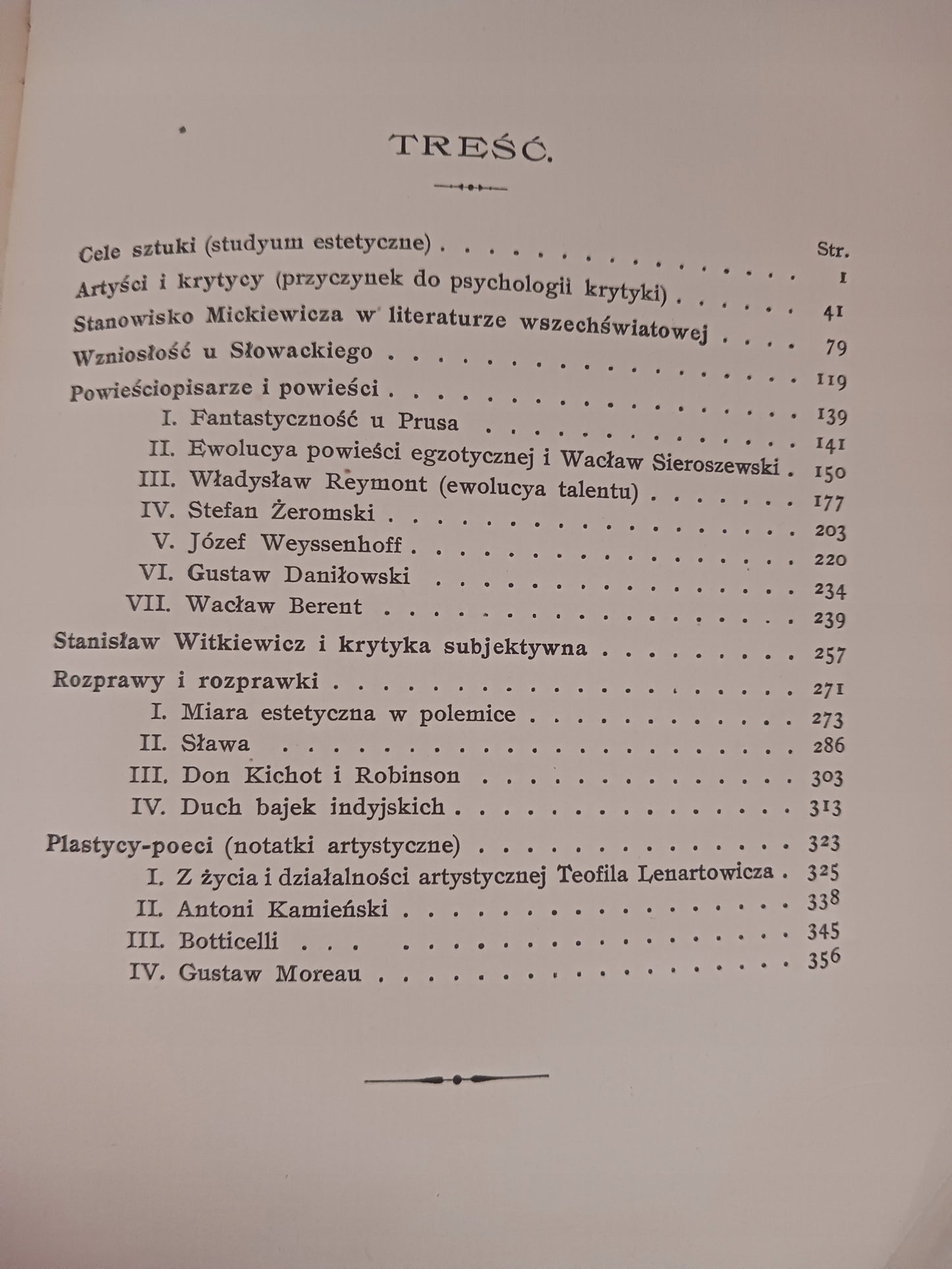 Twórczość i twórcy, Studya i szkice Ignacy Matuszewski [wydanie 1904 rok]
