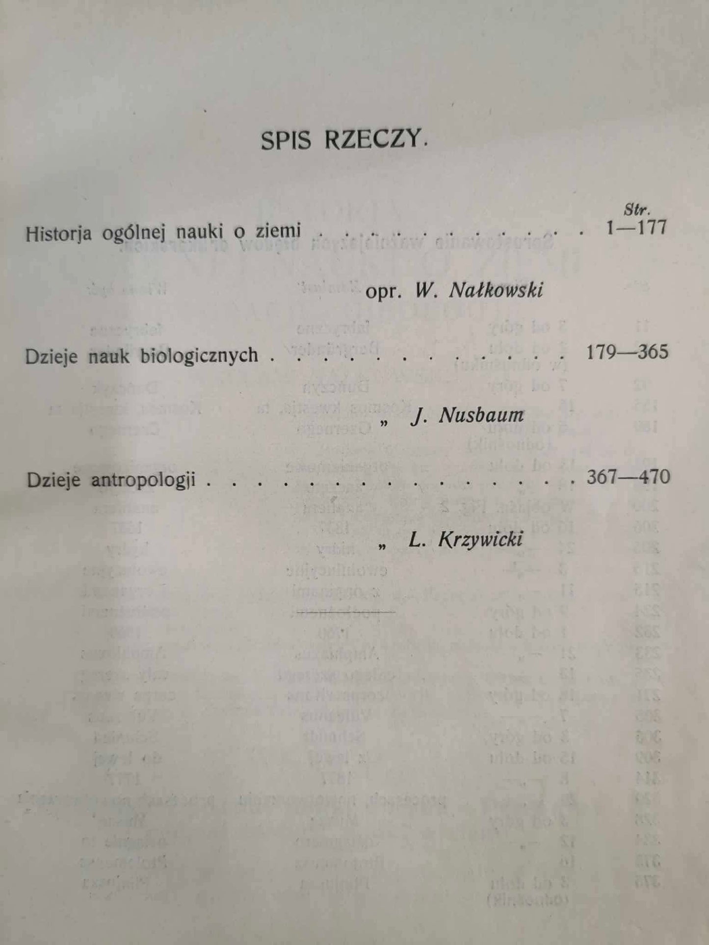 Dzieje Myśli. Historia rozwoju nauk, tom II Zeszyt I [1907]
