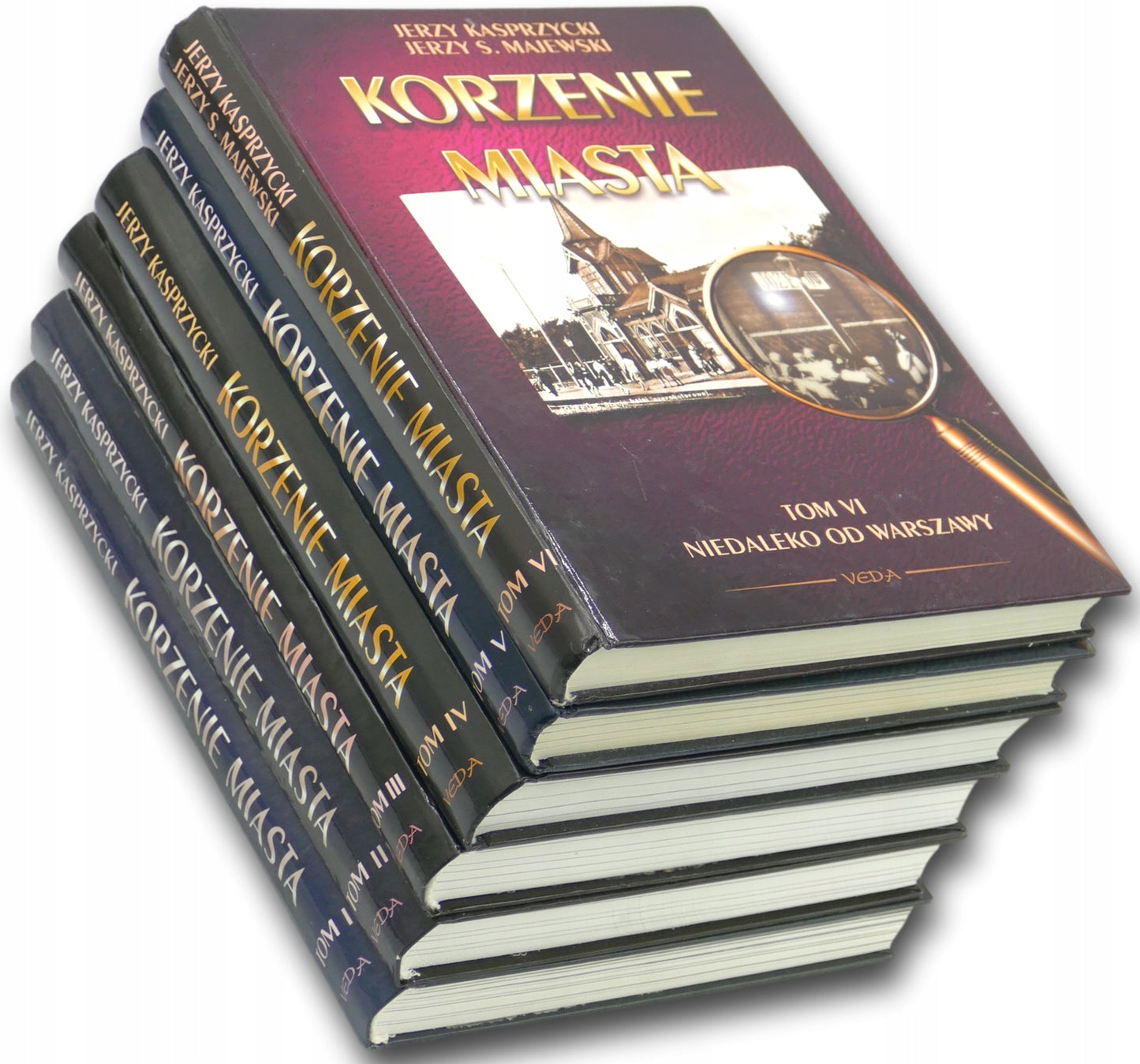 Korzenie miasta. Warszawskie pożegnania Tom I-VI-Jerzy Kasprzycki [Komplet]