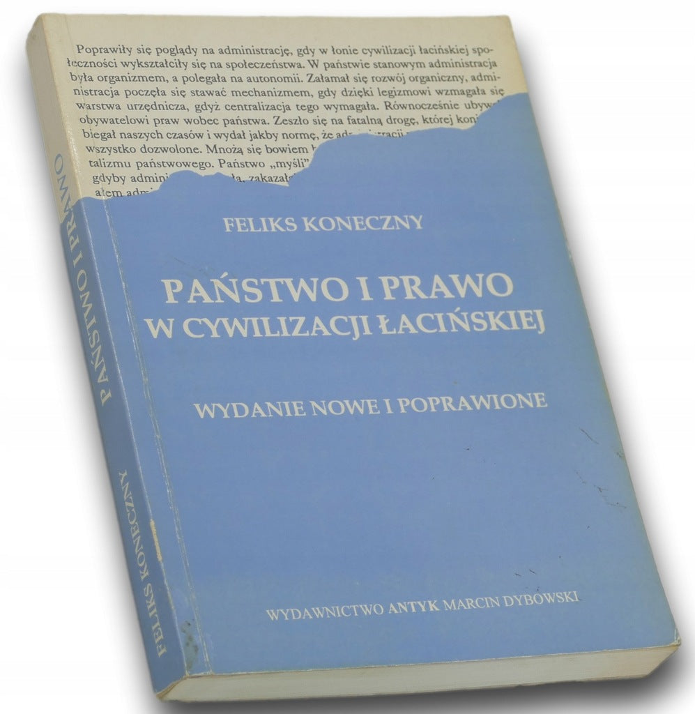 Państwo i prawo w cywilizacji łacińskiej Feliks Koneczny