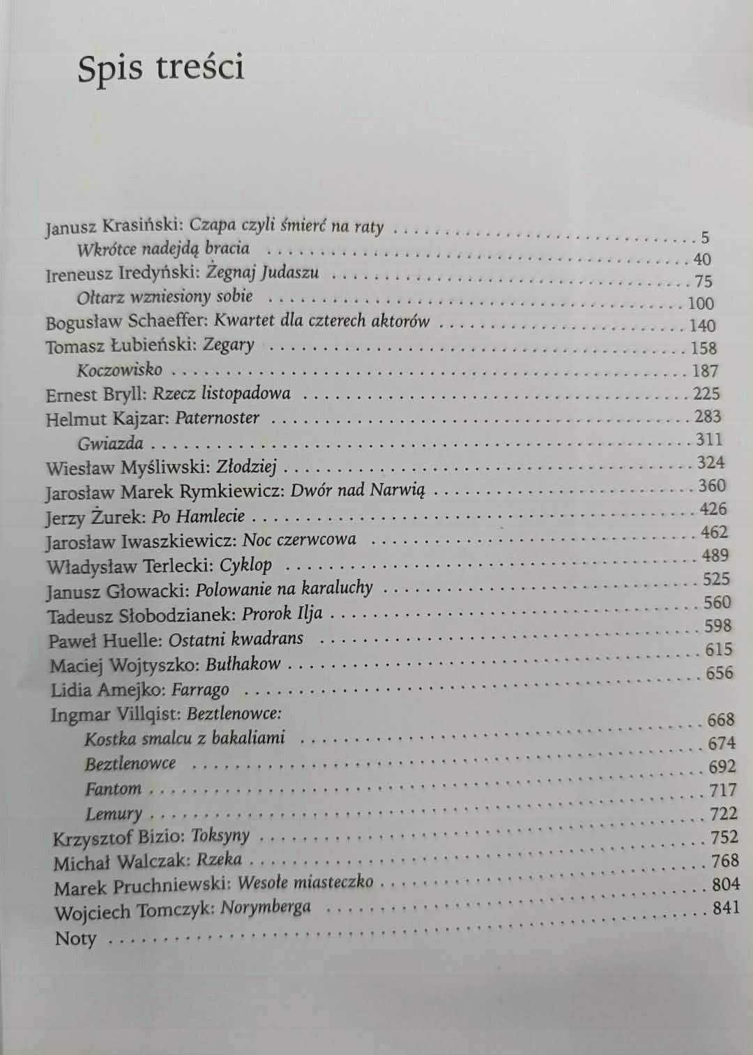 Jan Kłossowicz, Antologia dramatu polskiego, Tom 1 i 2