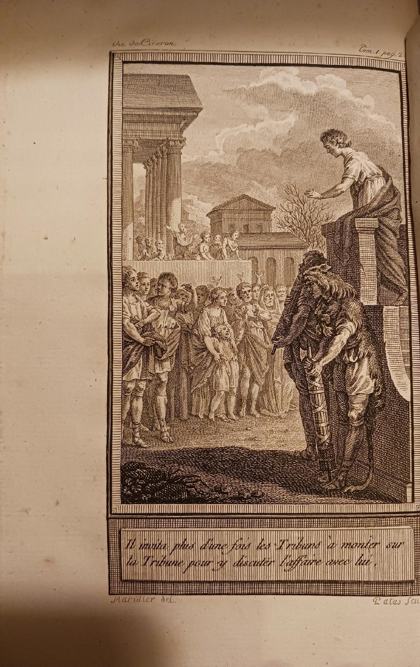 Histoire de Cicéron tom I [jęz. francuski] [wydanie z roku 1784]