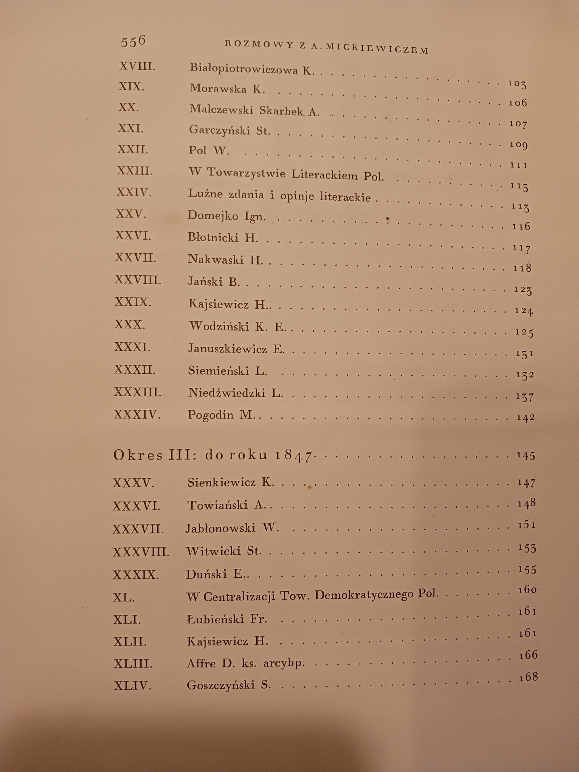 Adama Mickiewicza Dzieła wszystkie Tom XVI Rozmowy [Warszawa 1933 rok]