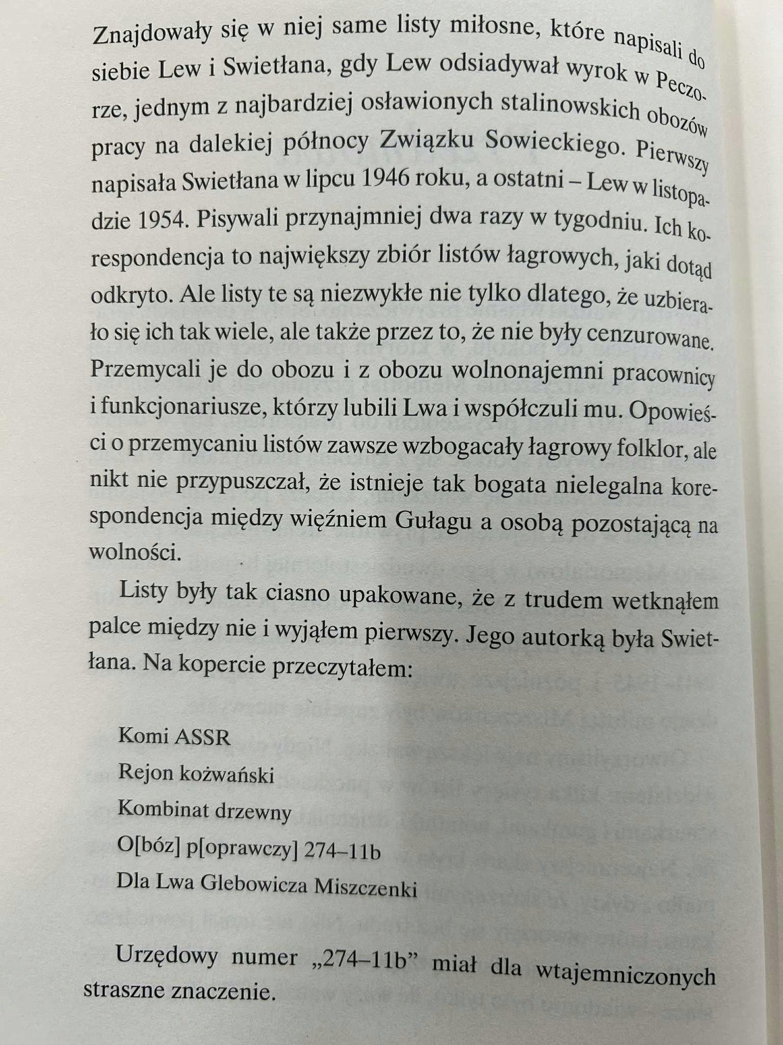 Poślij chociaż słowo. Opowieść o przetrwaniu i miłości w gułagu - O. Figes