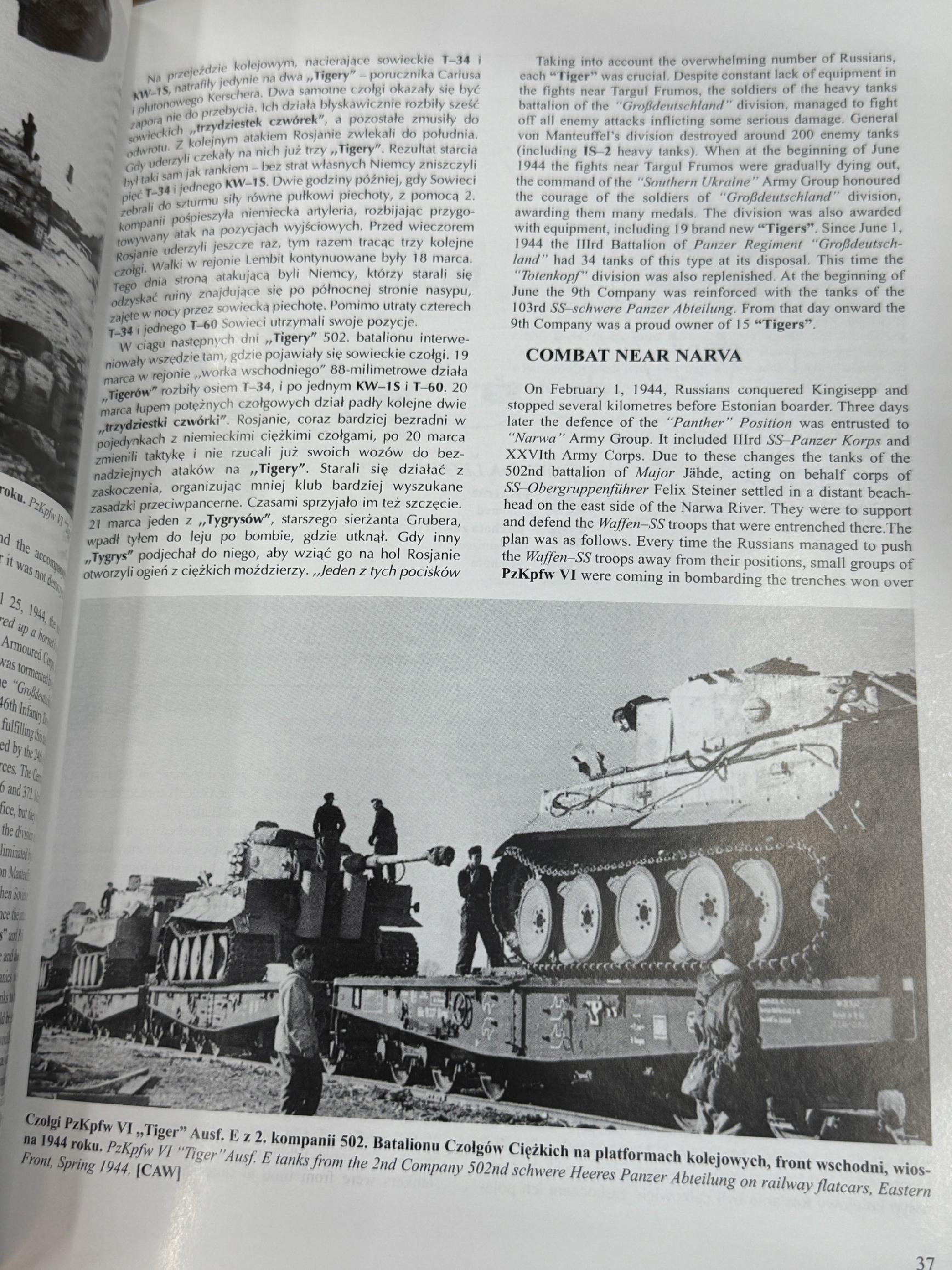 Tiger w akcji 1944 Militaria 252 Tank Power vol. XXVIII Jacek Solarz