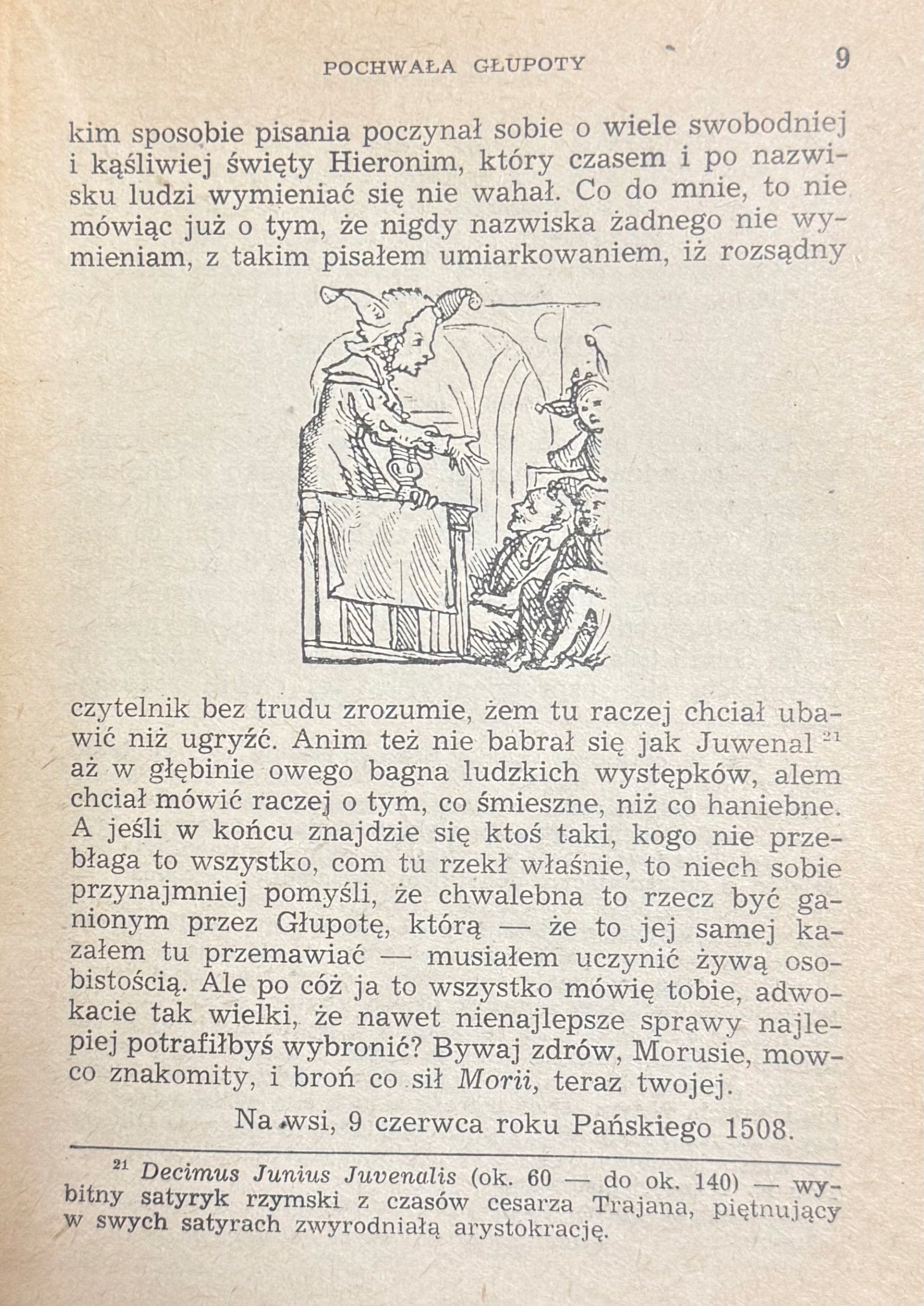 Pochwała głupoty Erazm z Rotterdamu [Biblioteka Narodowa]