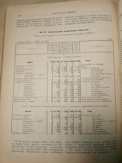 Bilans płatniczy Polski za rok 1929, M. Smerek [1931][dedykacja]