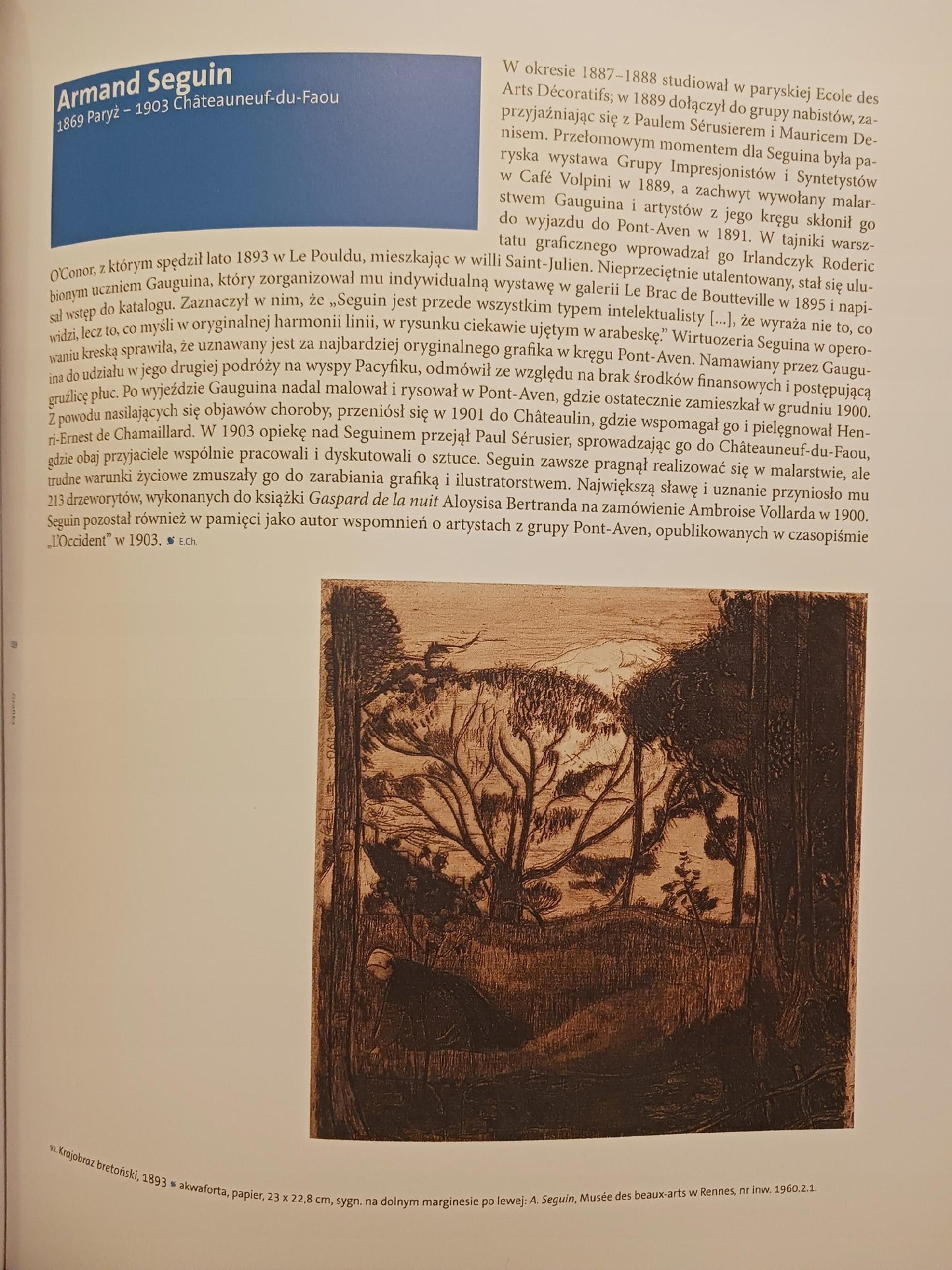 Malarze Polscy w Bretanii 1890-1939 Bretania Sztuka i tradycja P. zbiorowa