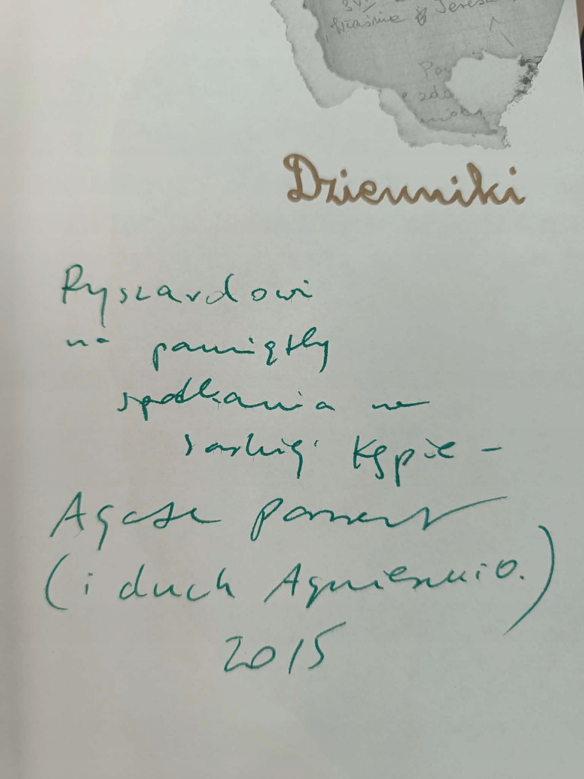 Agnieszka Osiecka x4 Dzienniki 1951, 1952, 1953 [dedykacja córki Osieckiej]