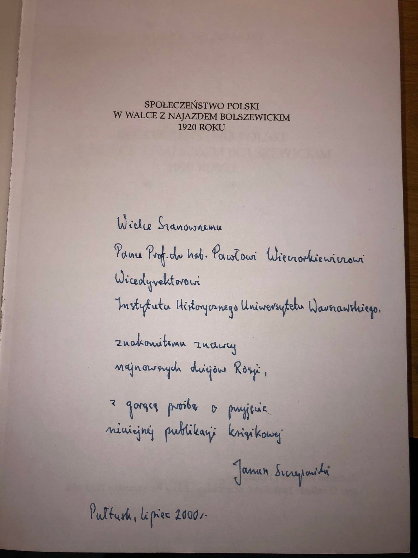 Społeczeństwo Polski w walce z najazdem...