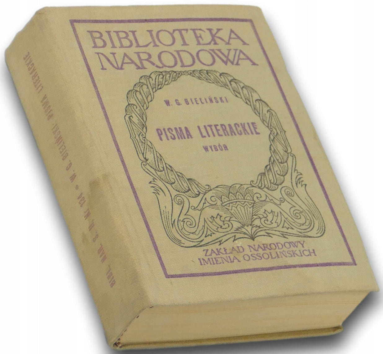 Pisma Literackie (wybór) W. G. Bieliński [Biblioteka Narodowa]