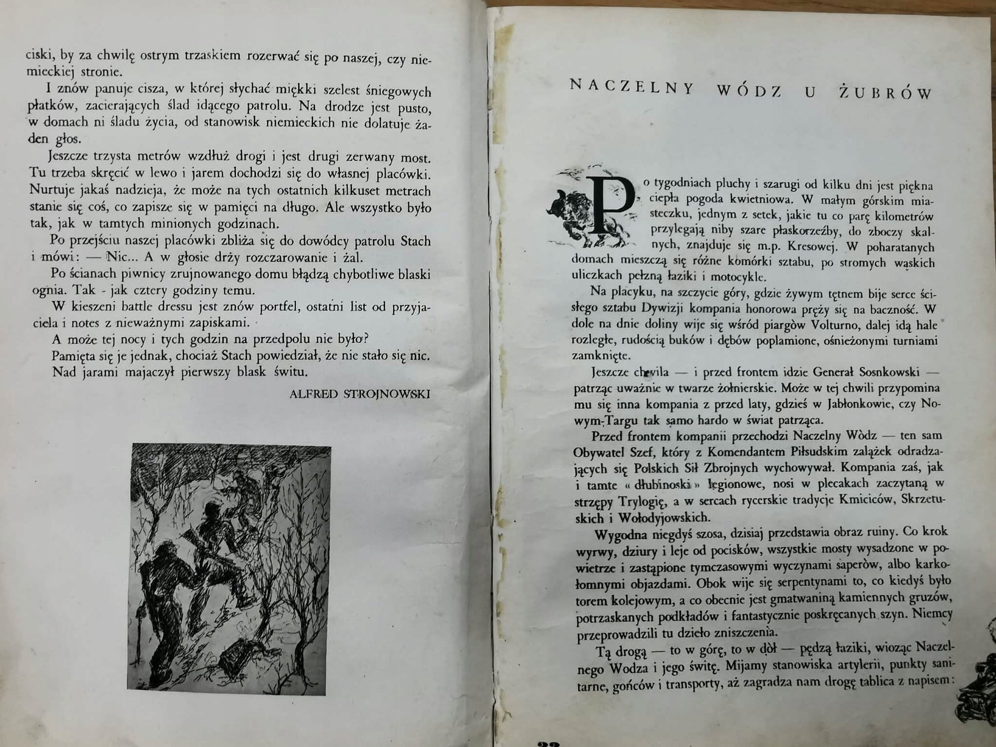 Kresowa Walczy w Italii, opr. Lucjan Paff [1945 Italia] [rysunki A. Werner]