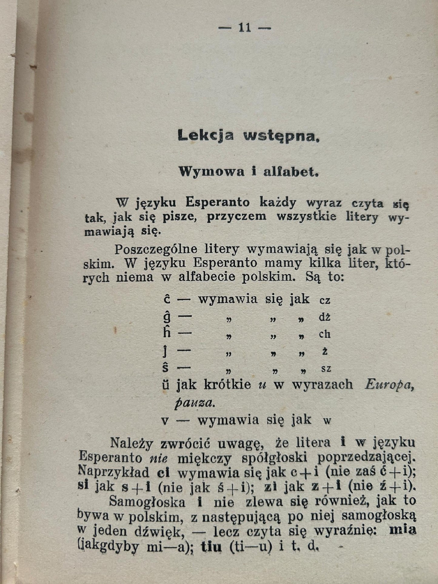 Język esperanto dla Polaka bez pomocy nauczyciela-Józef Wilder przedwojenna