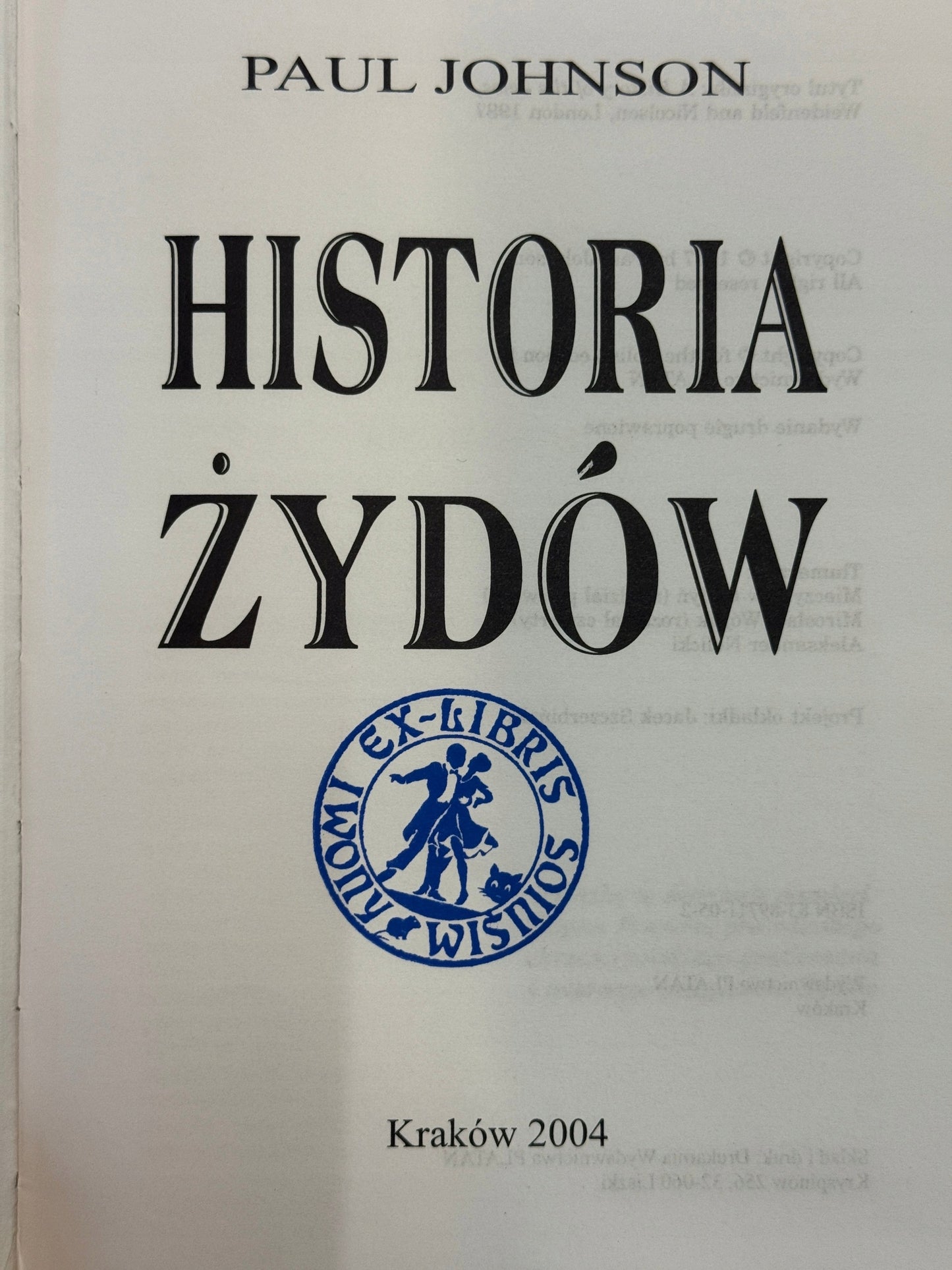 Historia Żydów Paul Johnson