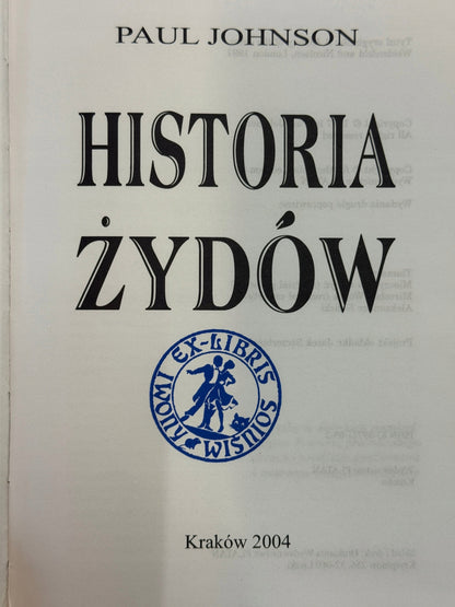 Historia Żydów Paul Johnson