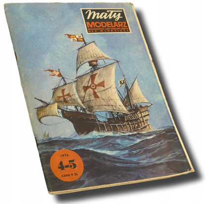 Mały modelarz. Miesięcznik Ligi Obrony Kraju nr 4-5 [1976]