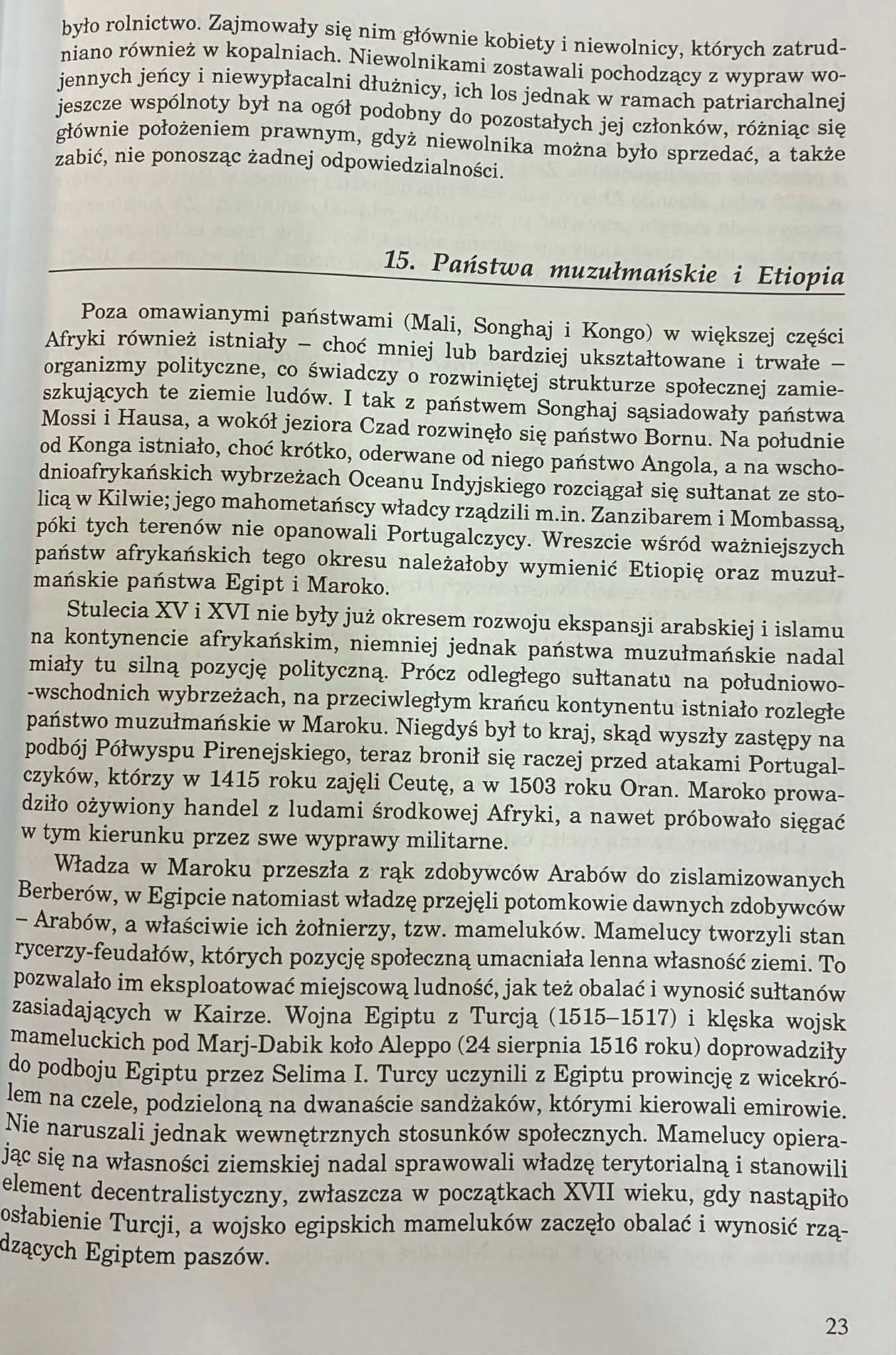 Historia powszechna Wiek XVI Andrzej Wyczański