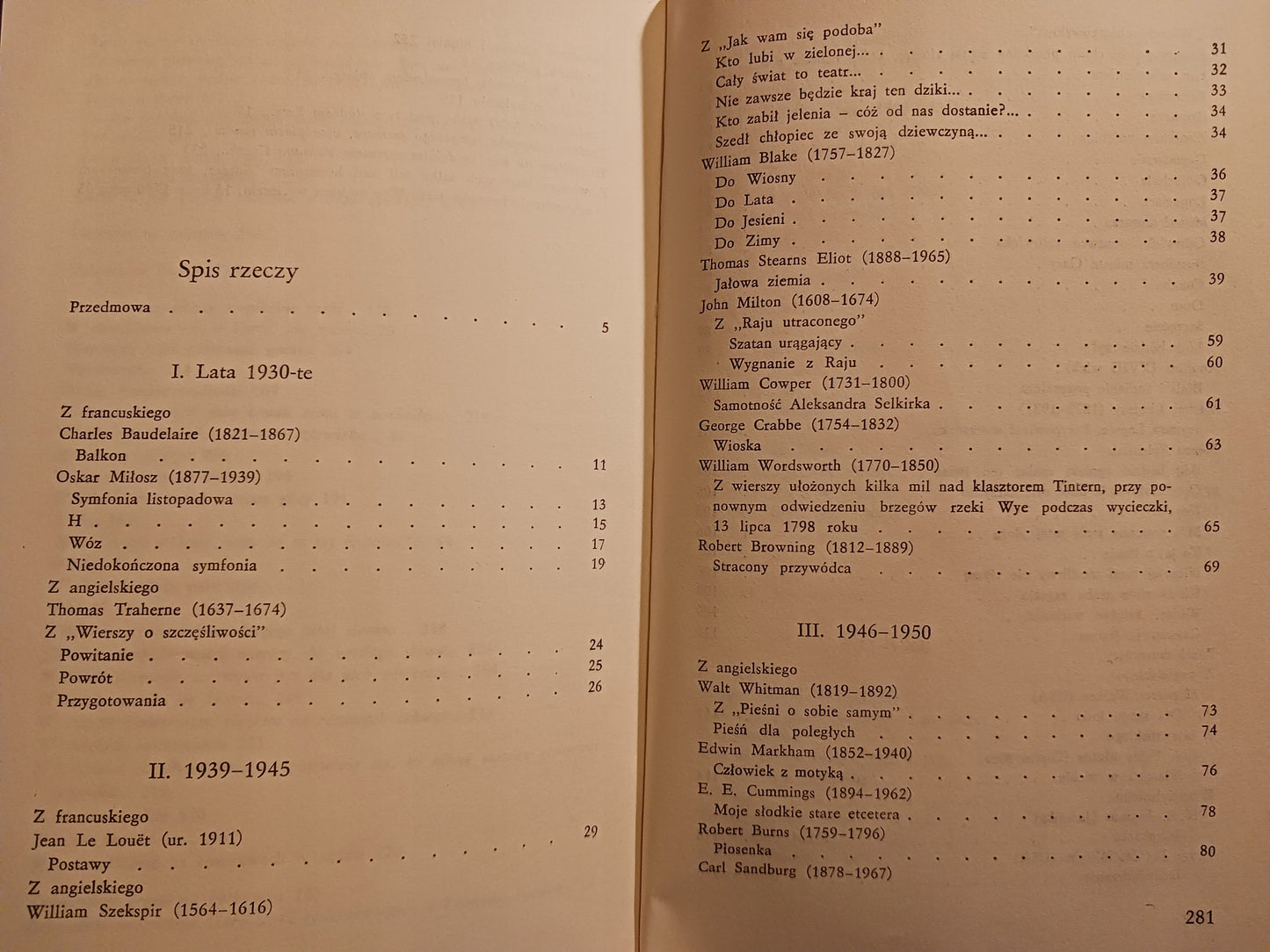 Mowa wiązana Czesław Miłosz [dedykacja odautorska na stronie tytułowej]