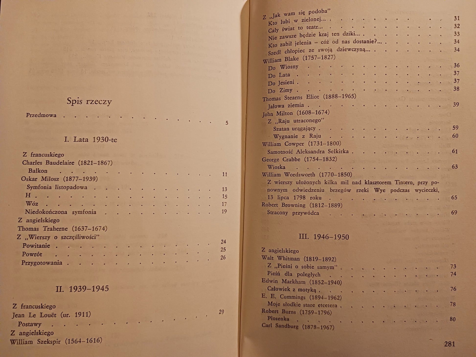 Mowa wiązana Czesław Miłosz [dedykacja odautorska na stronie tytułowej]