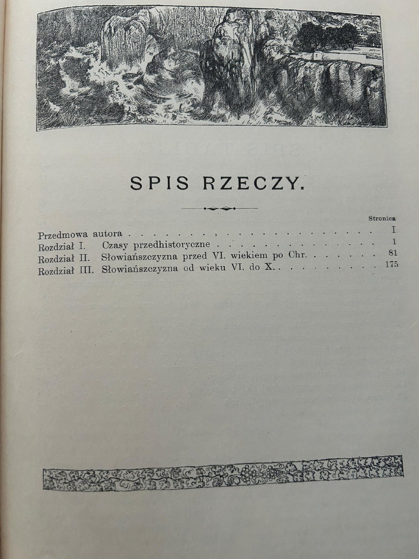 Ilustrowane dzieje Polski Tom I od początków do X wieku [1905 r.]