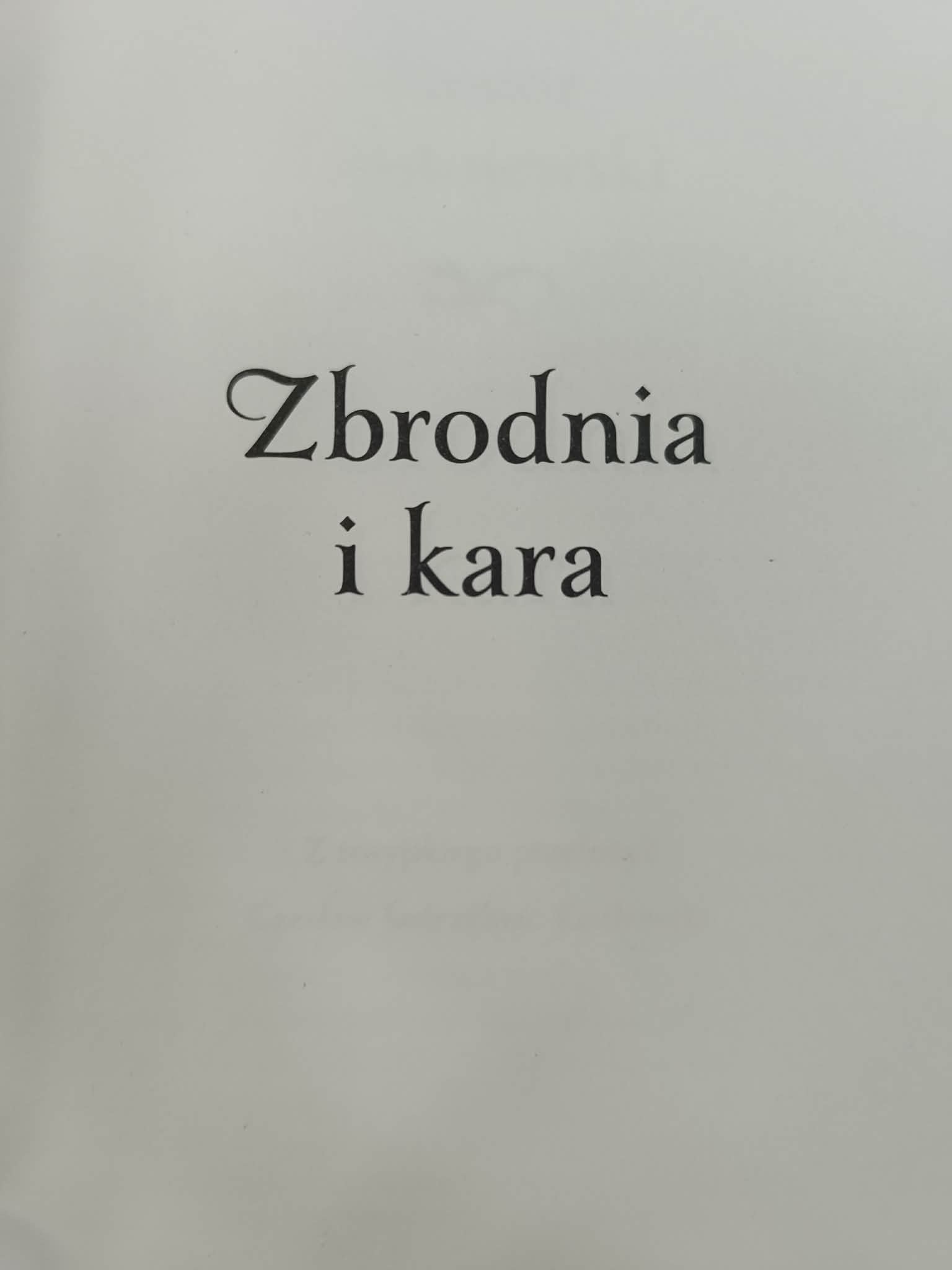 Zbrodnia i kara, Fiodor Dostojewski [książka na prezent]