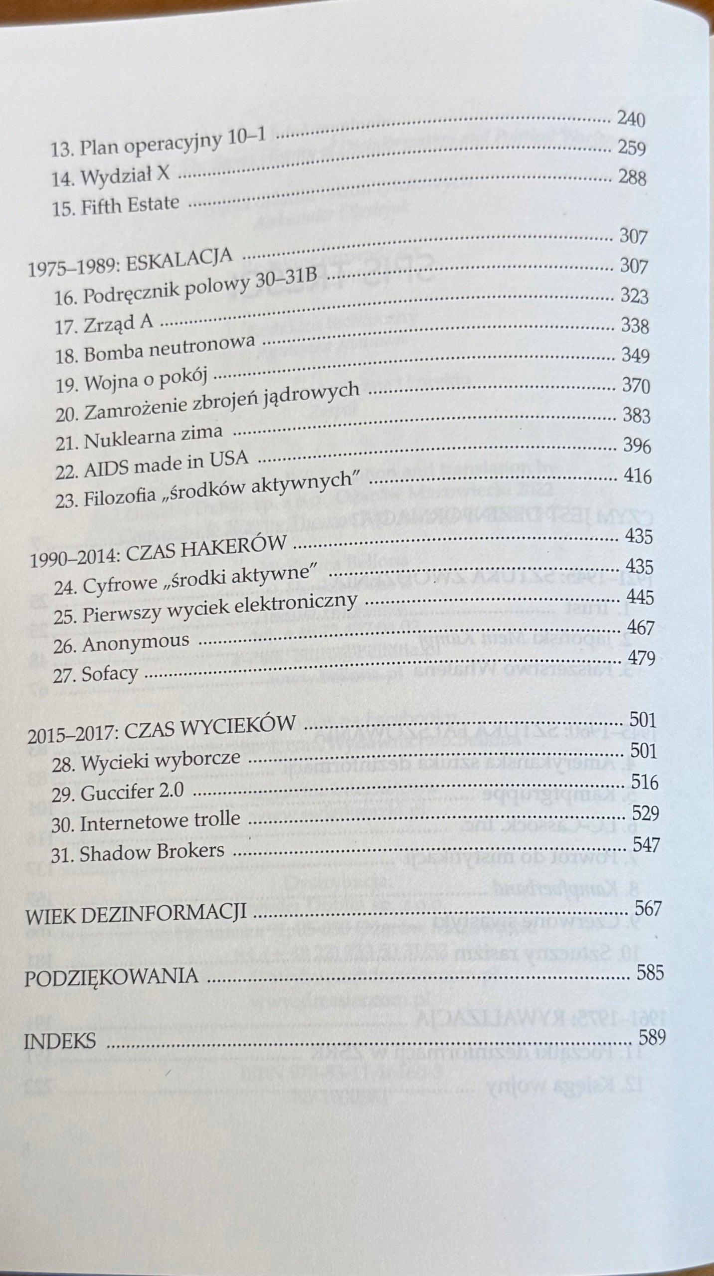 Wojna informacyjna Thomas Rid