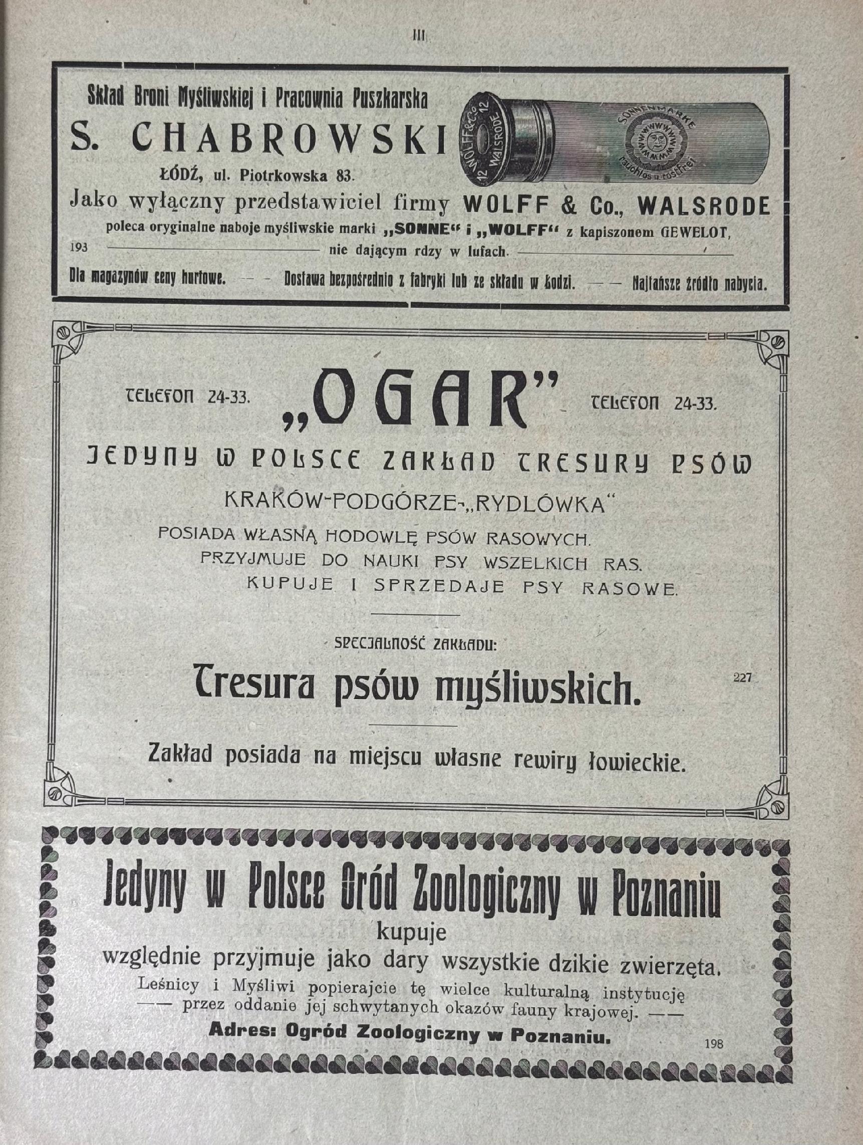 Przegląd Myśliwski i Łowiectwo Polskie [1924][z. 1-20][rzadkie]